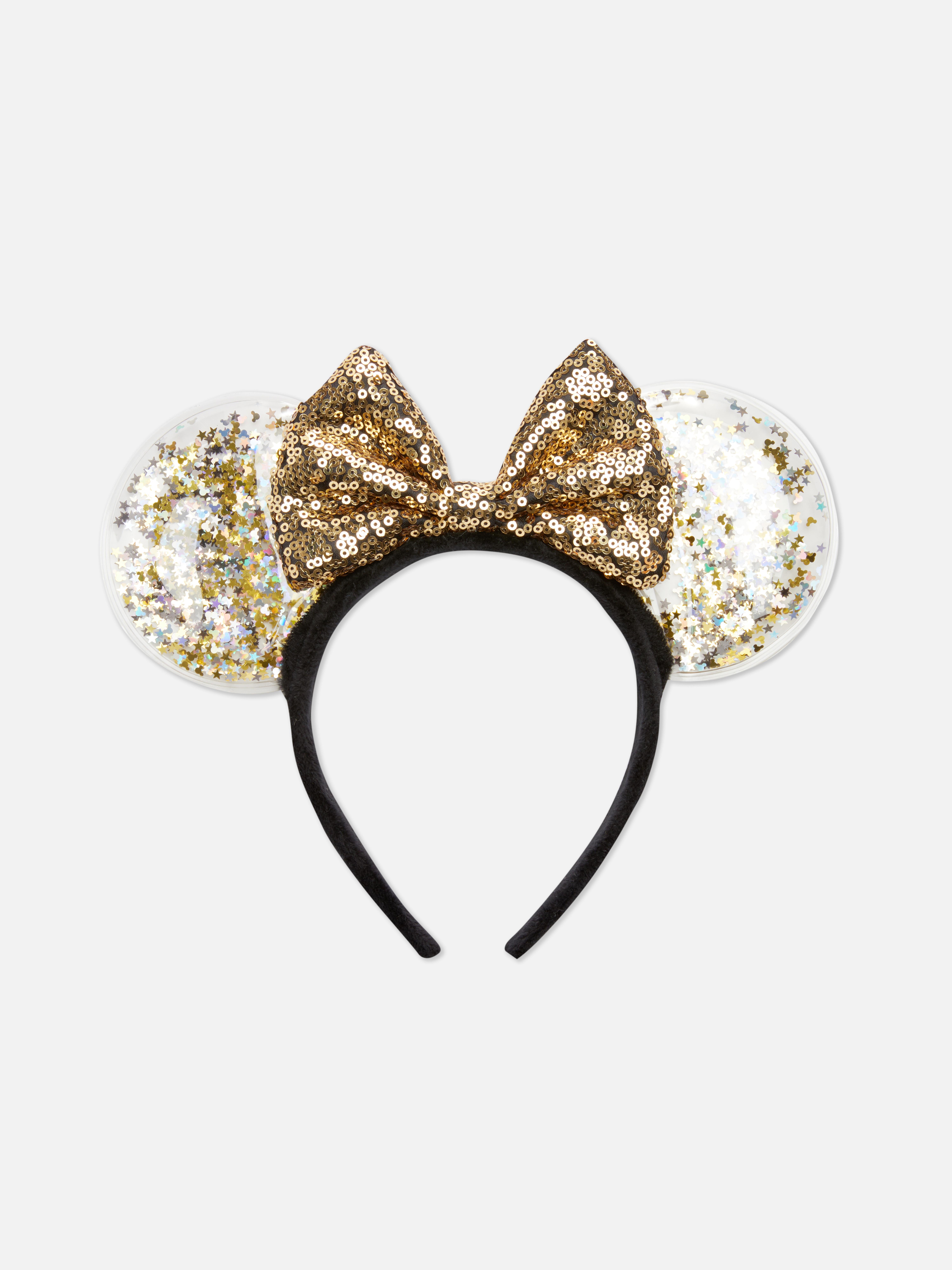 Cerchietto con orecchie con paillettes Minnie Disney