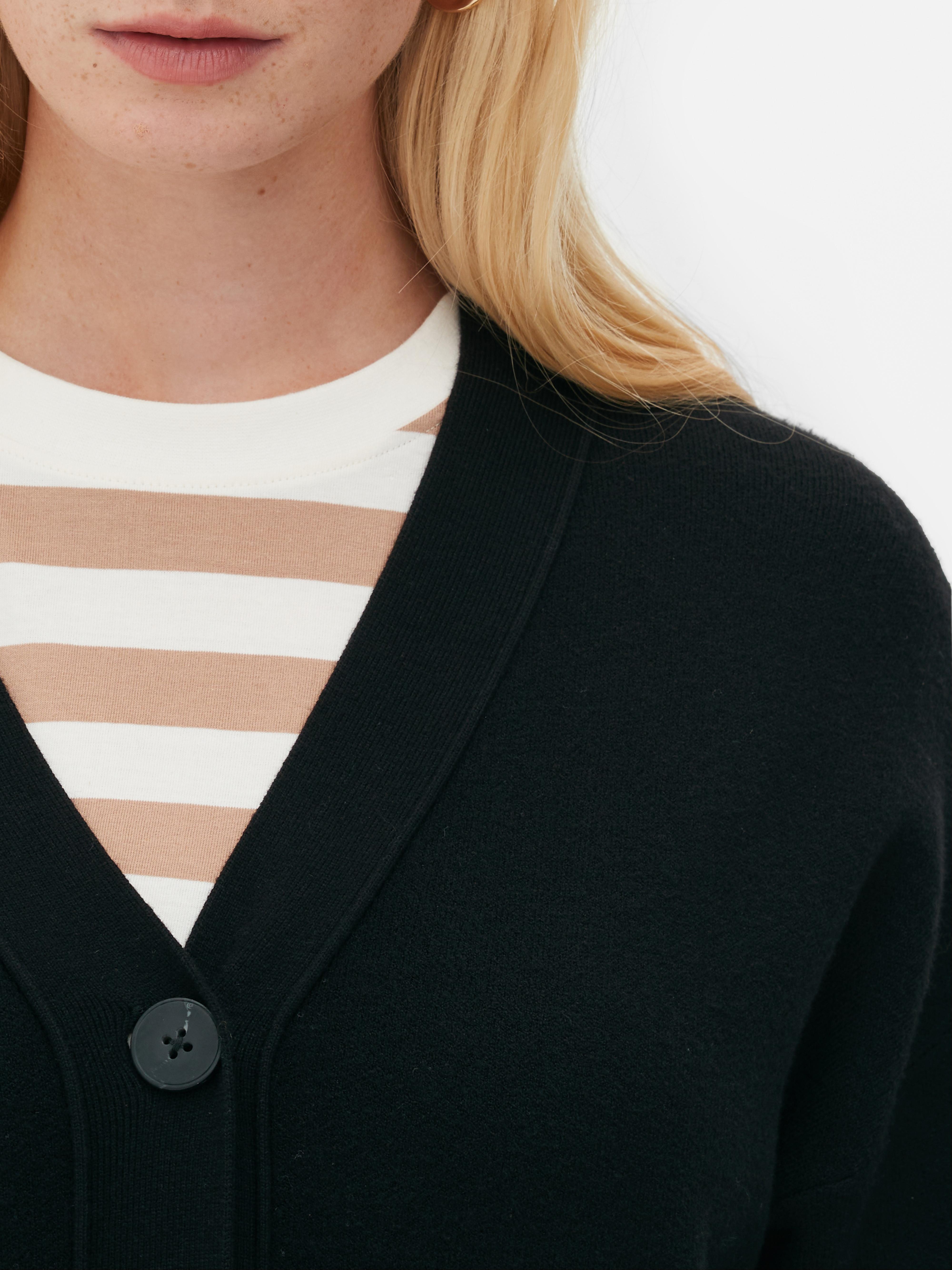 Boyfriend v neck cardigan sale