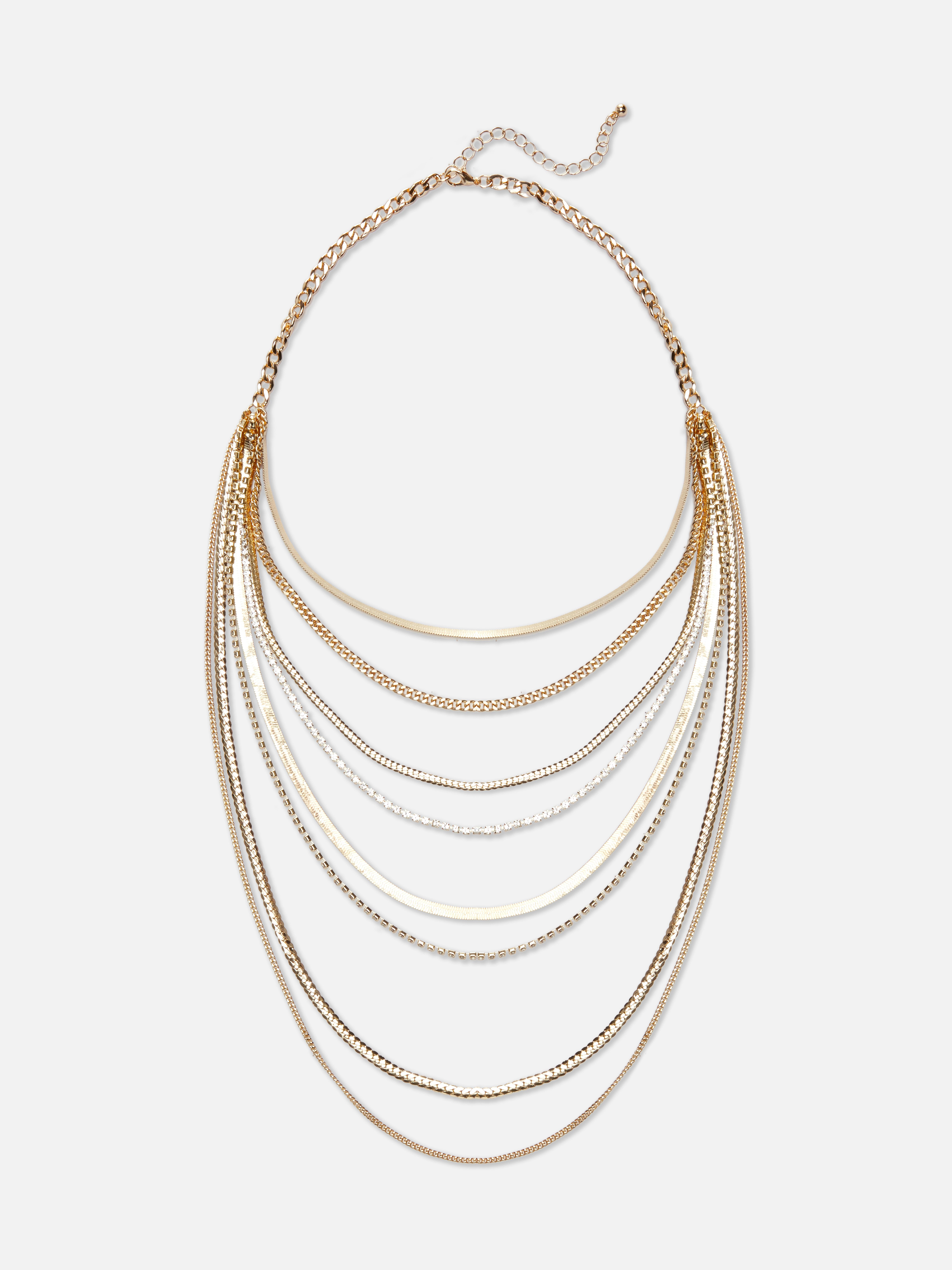 Rita Ora Layered Chain Necklace