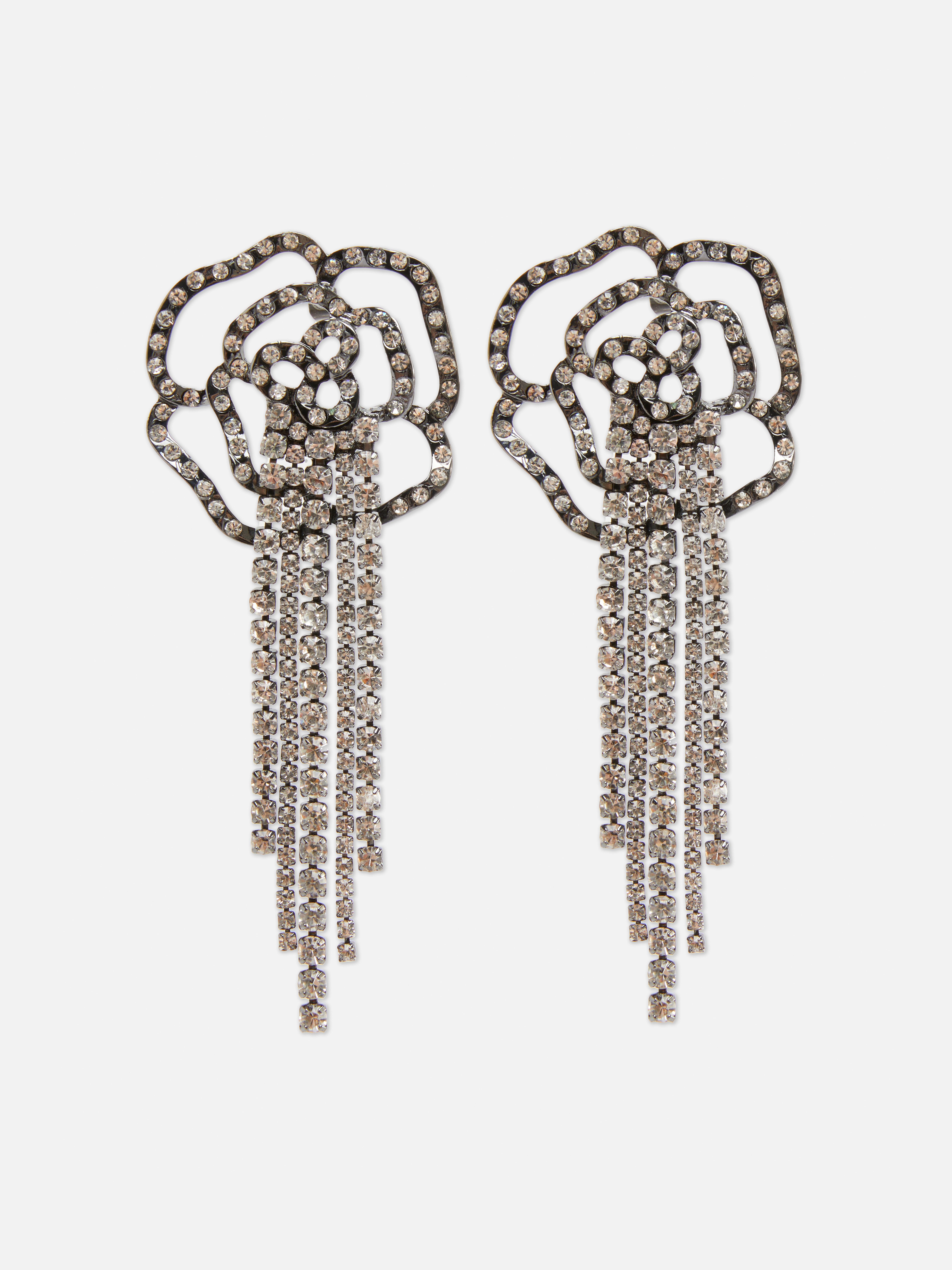 Rita Ora Rose Waterfall Drop Earrings