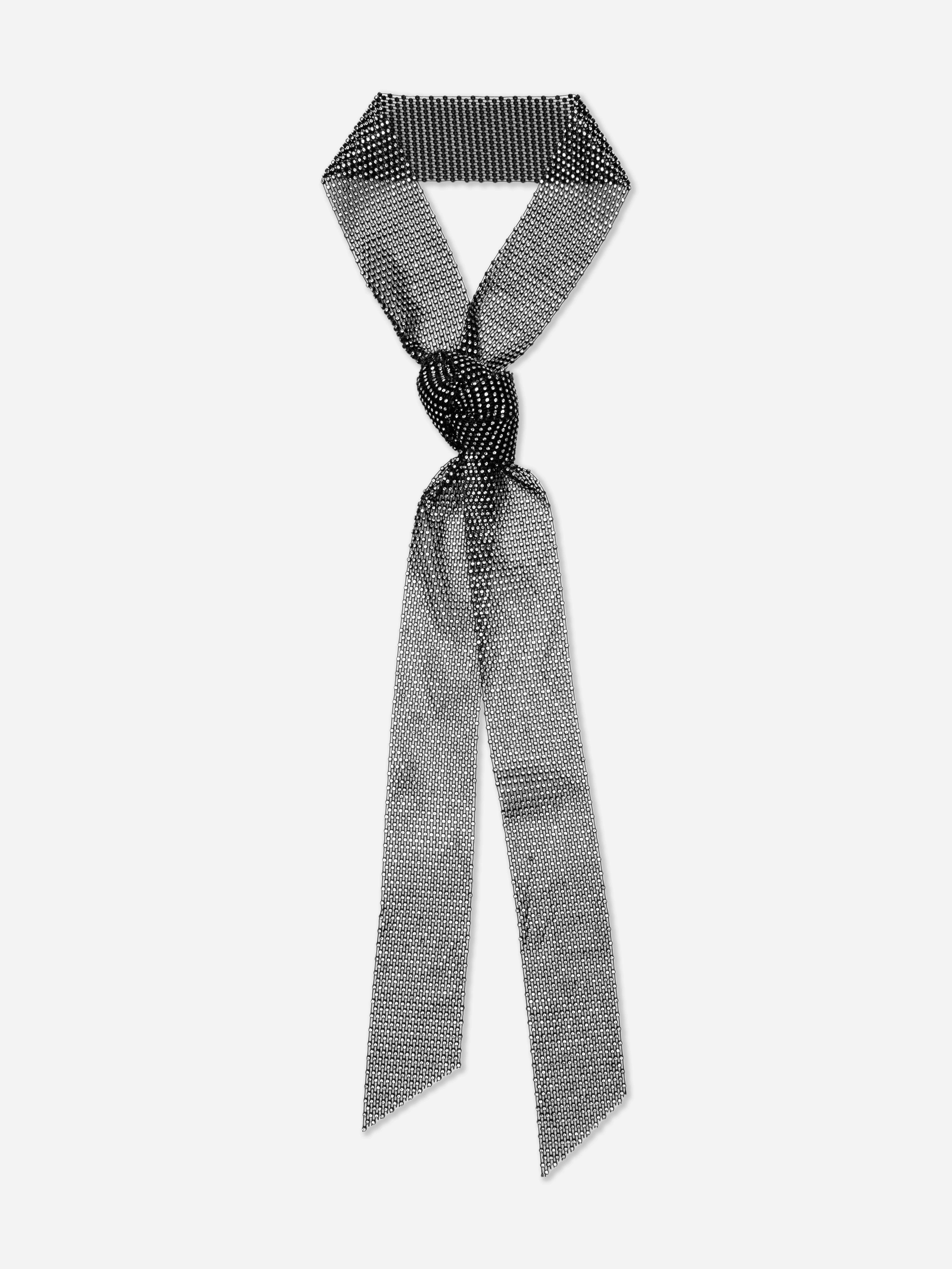 Rita Ora Sequin Skinny Scarf