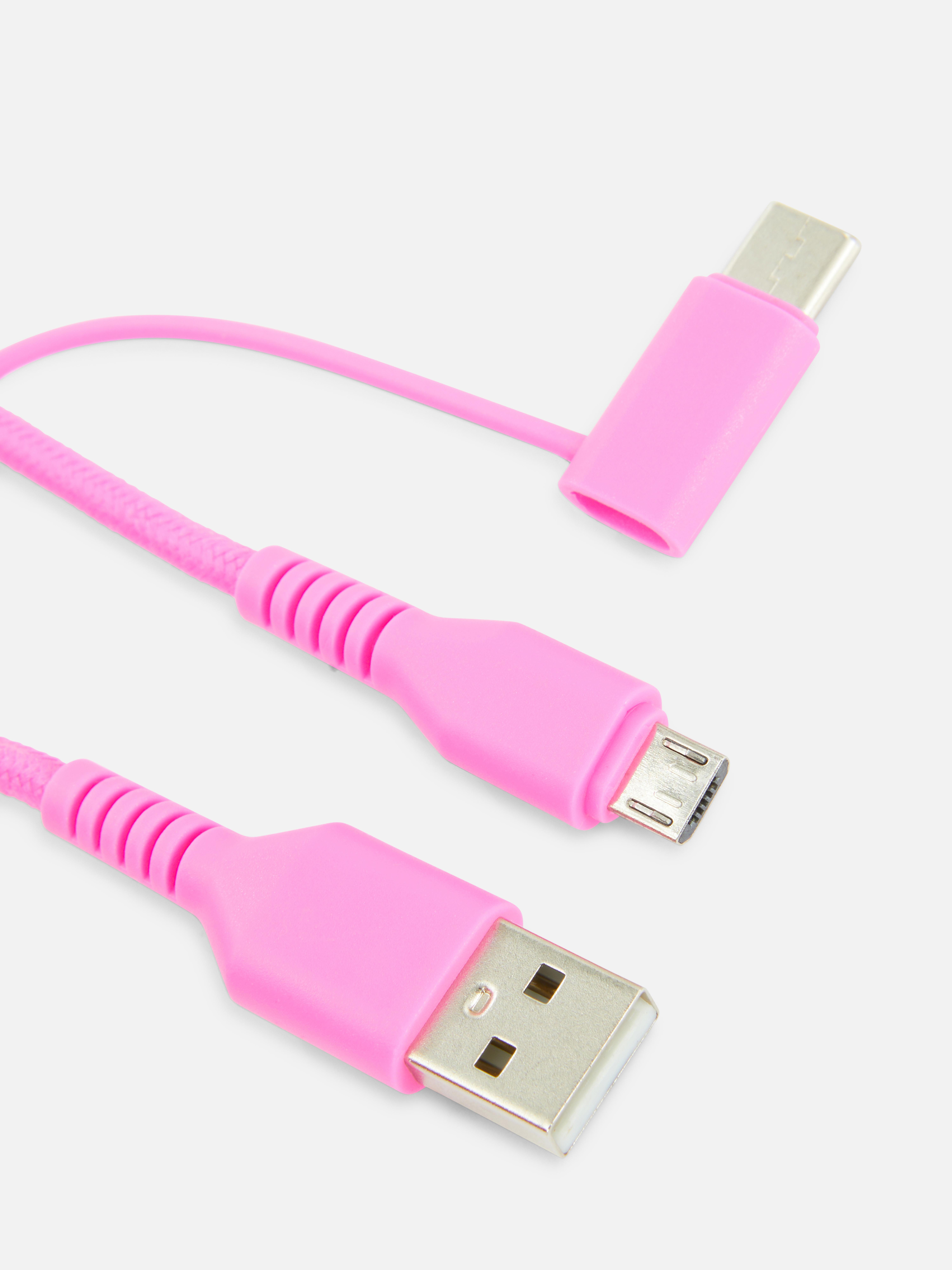 Two Meter Dual Charging Cord
