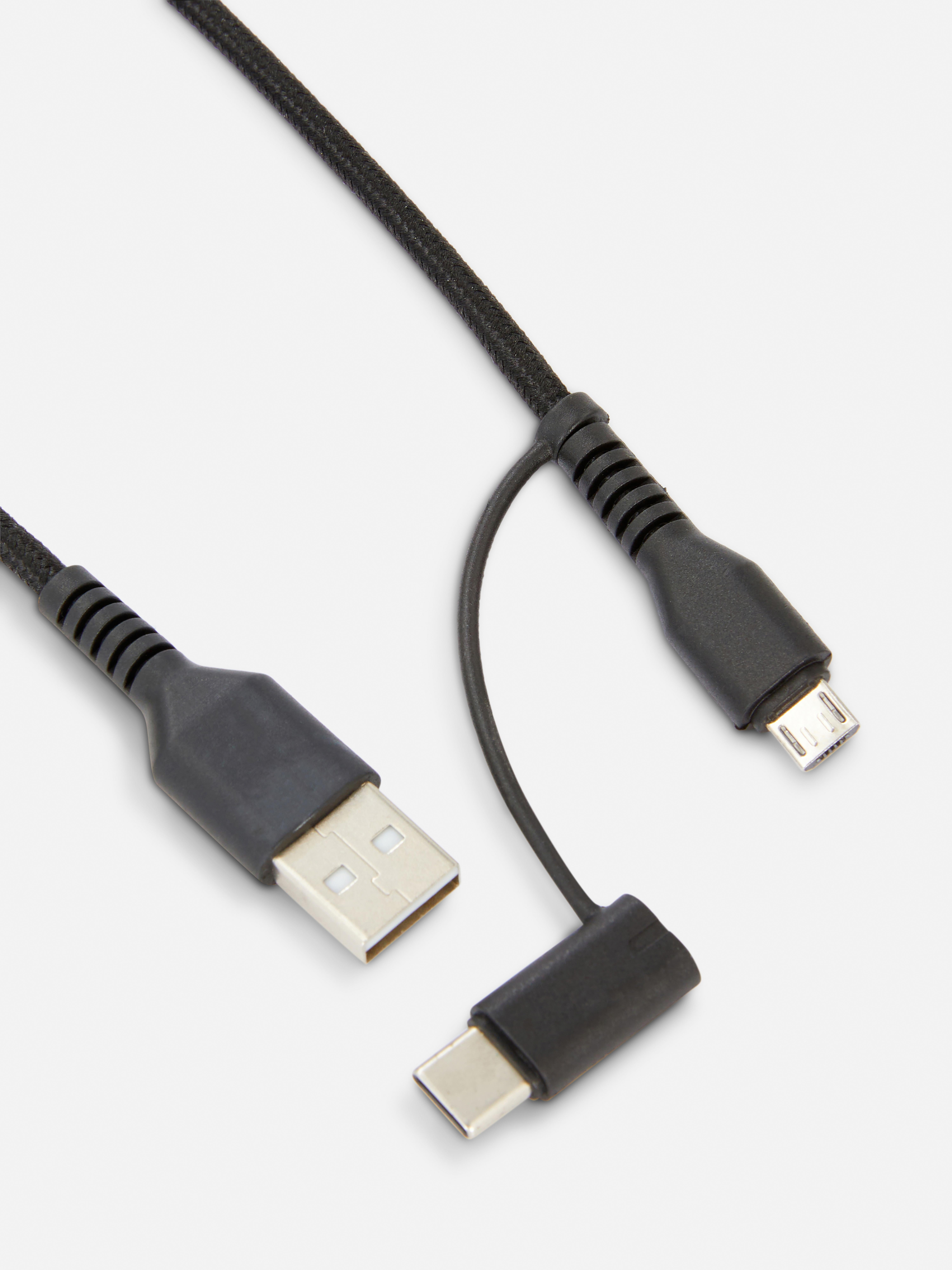 Two Meter Dual Charging Cord