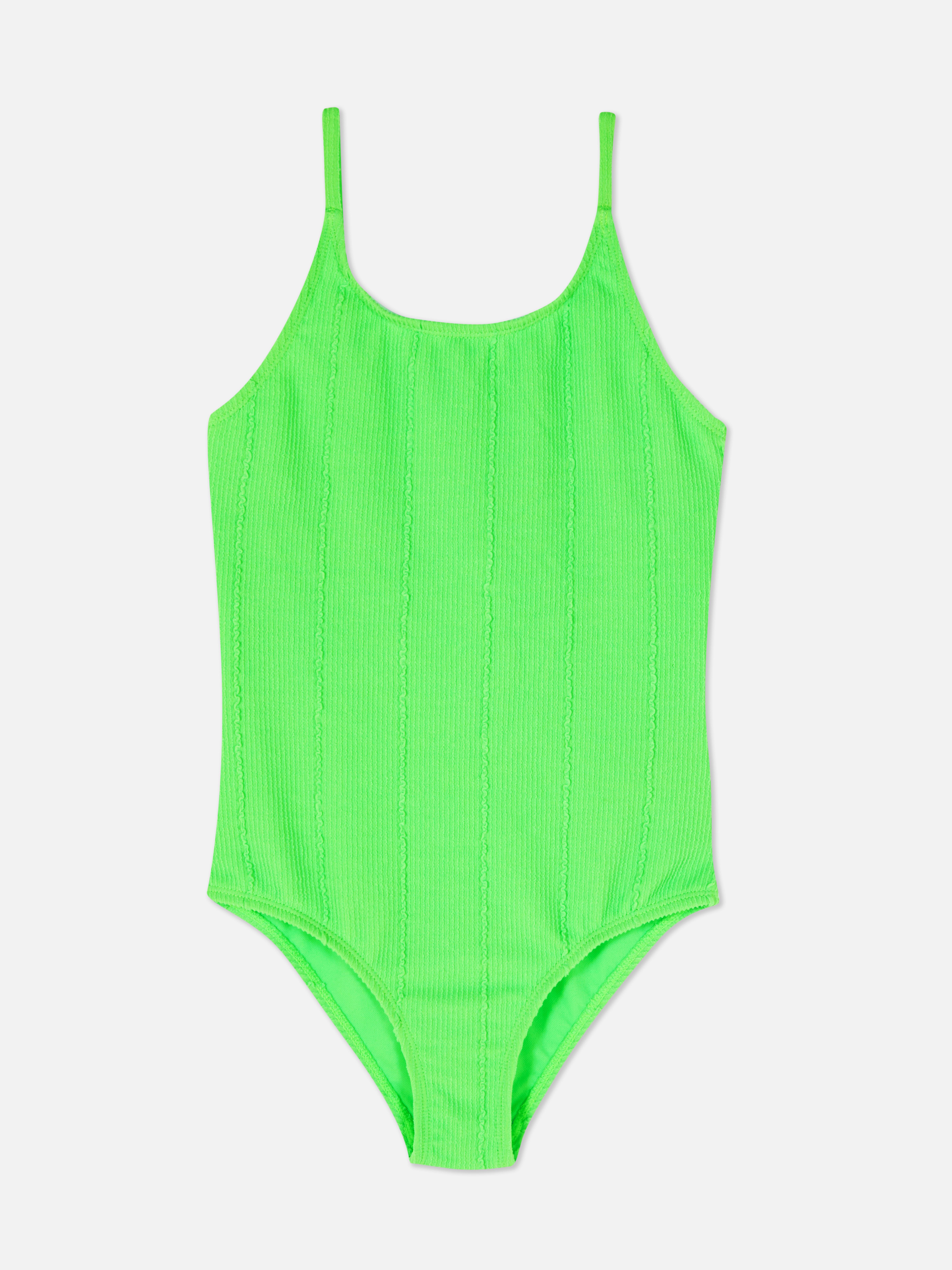 Textured Block Colour Swimsuit