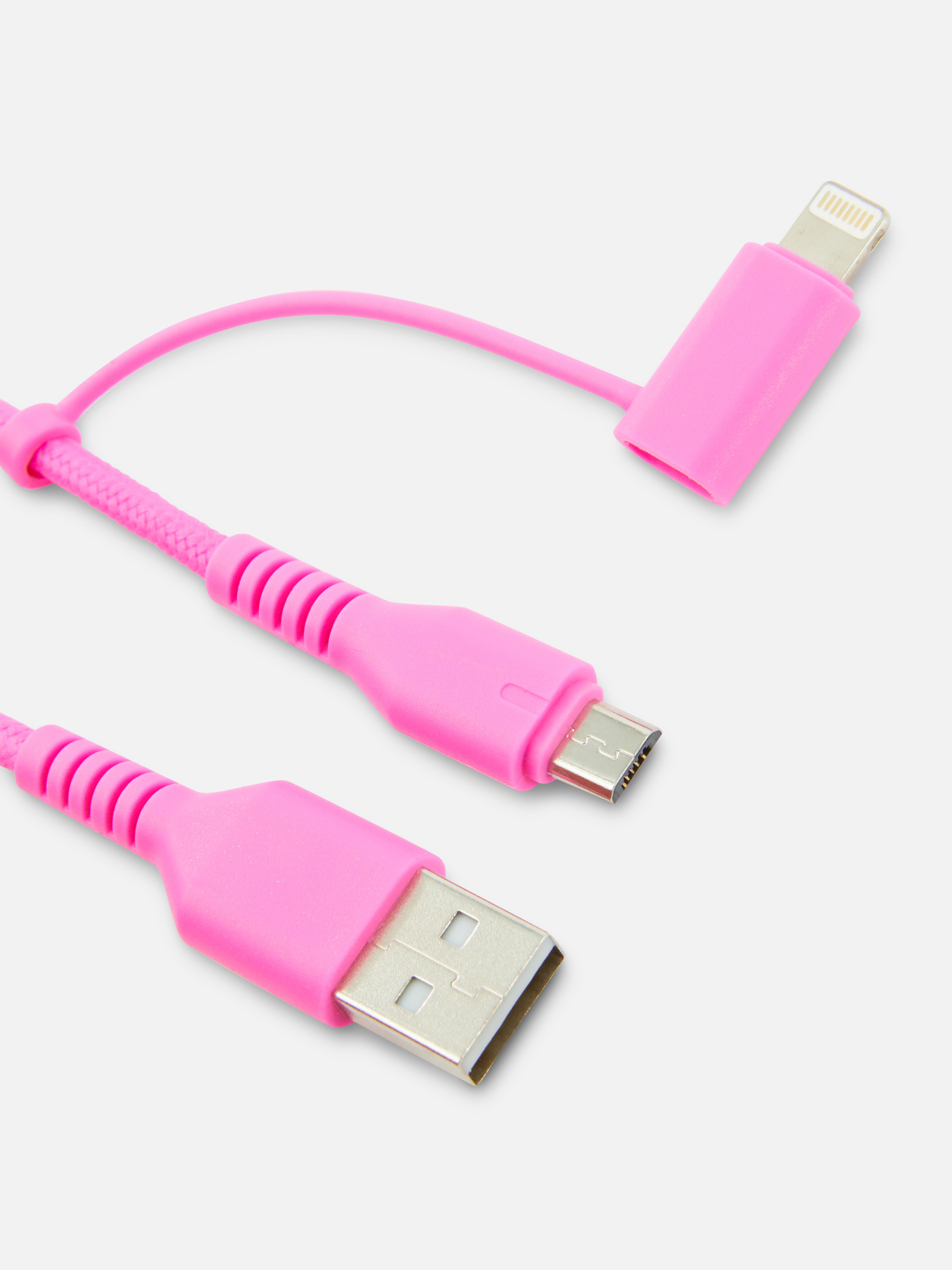 Two-in-One 2M USB Charging Cable