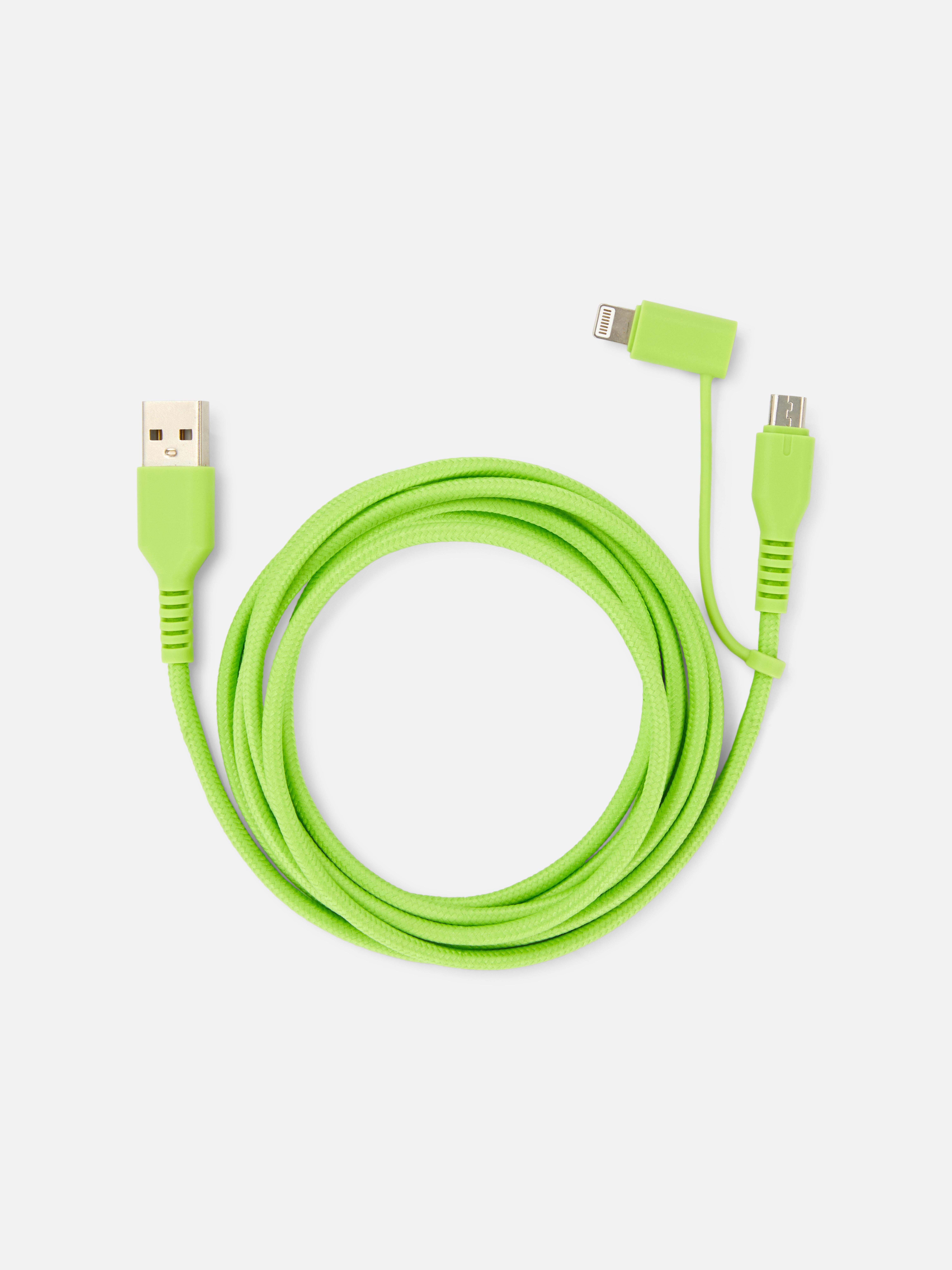 Two-in-One 2M USB Charging Cable