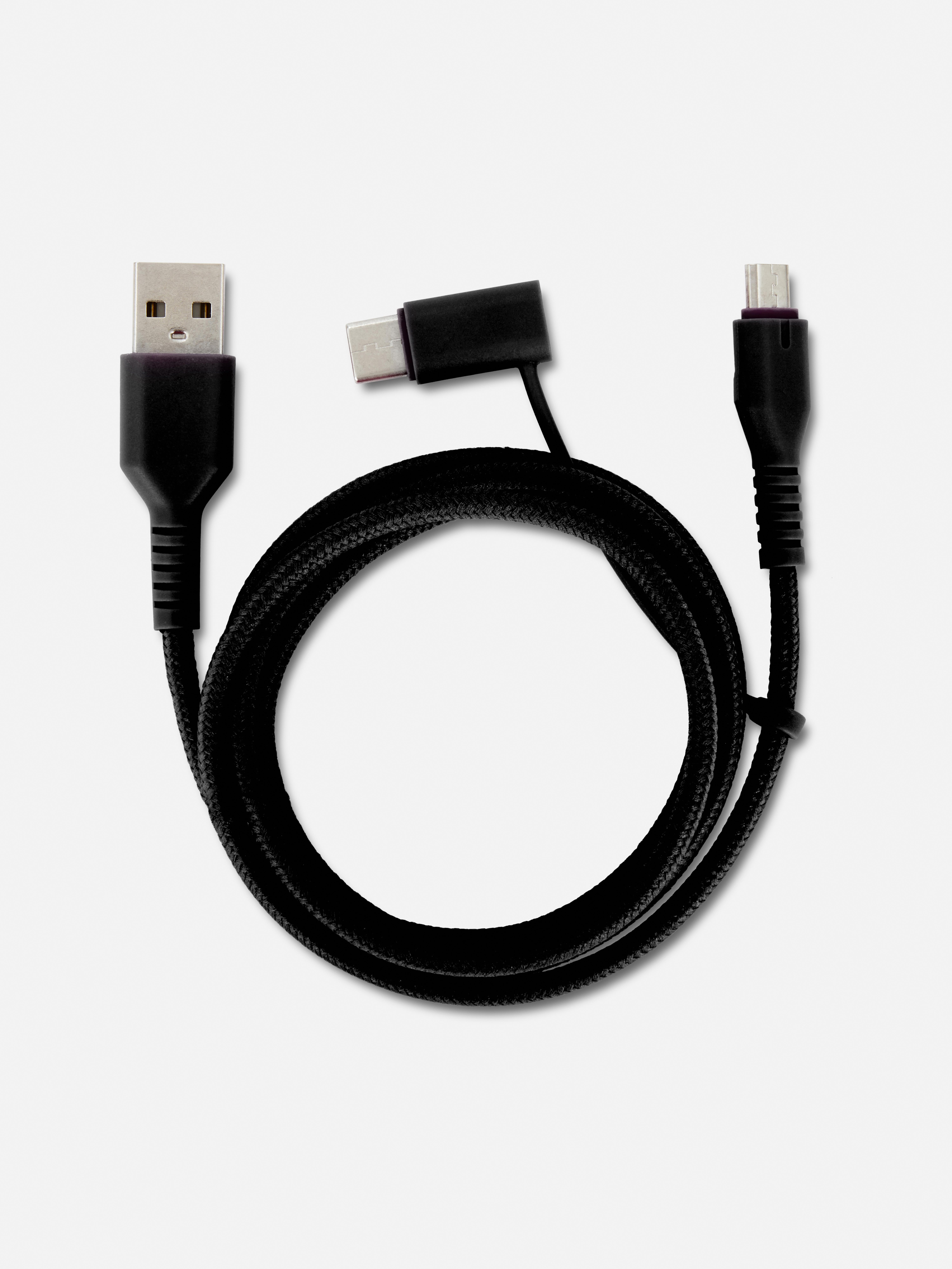 Câble de charge USB deux-en-un 2 m