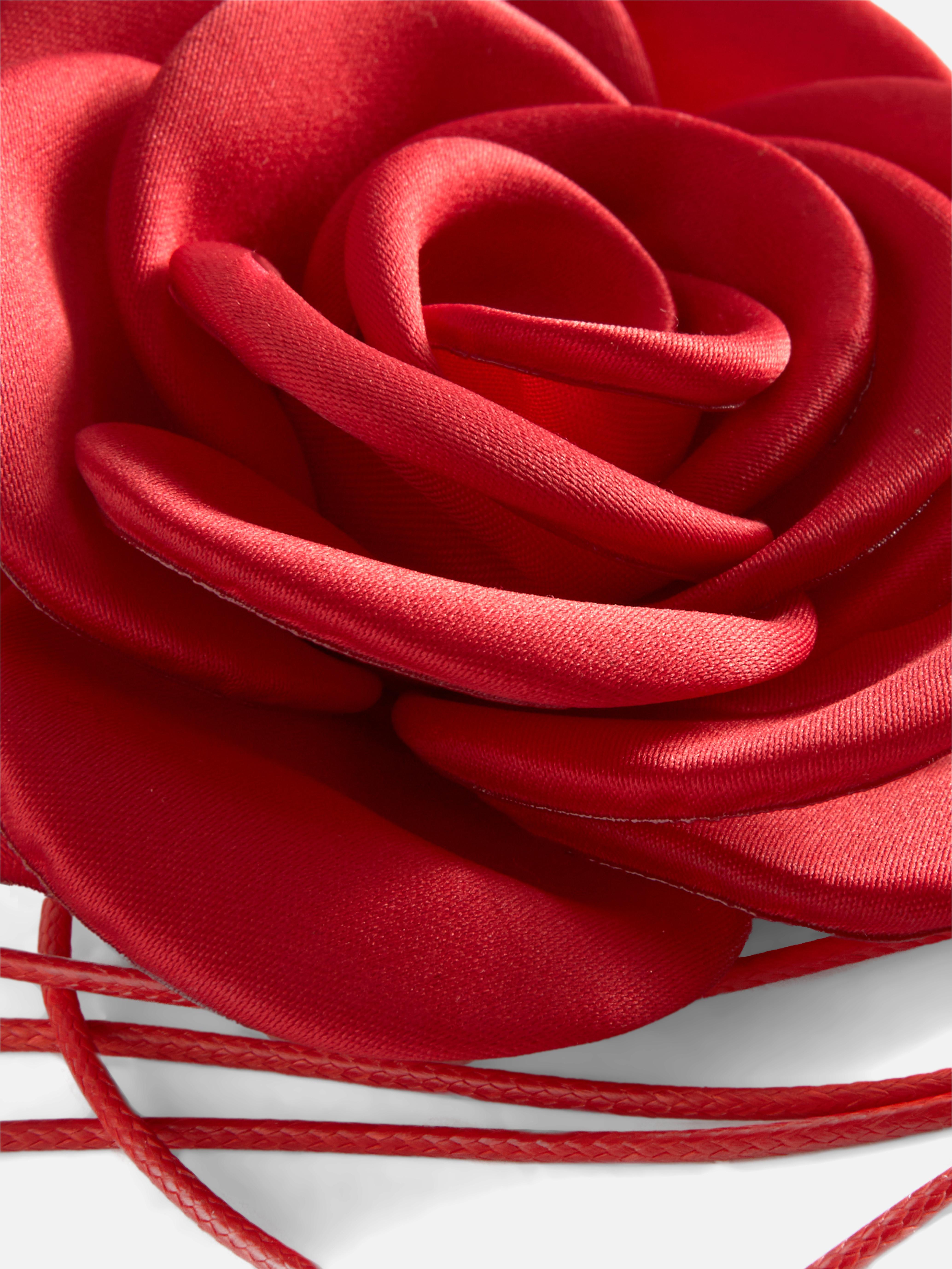 Rita Ora Satin Rose Corsage