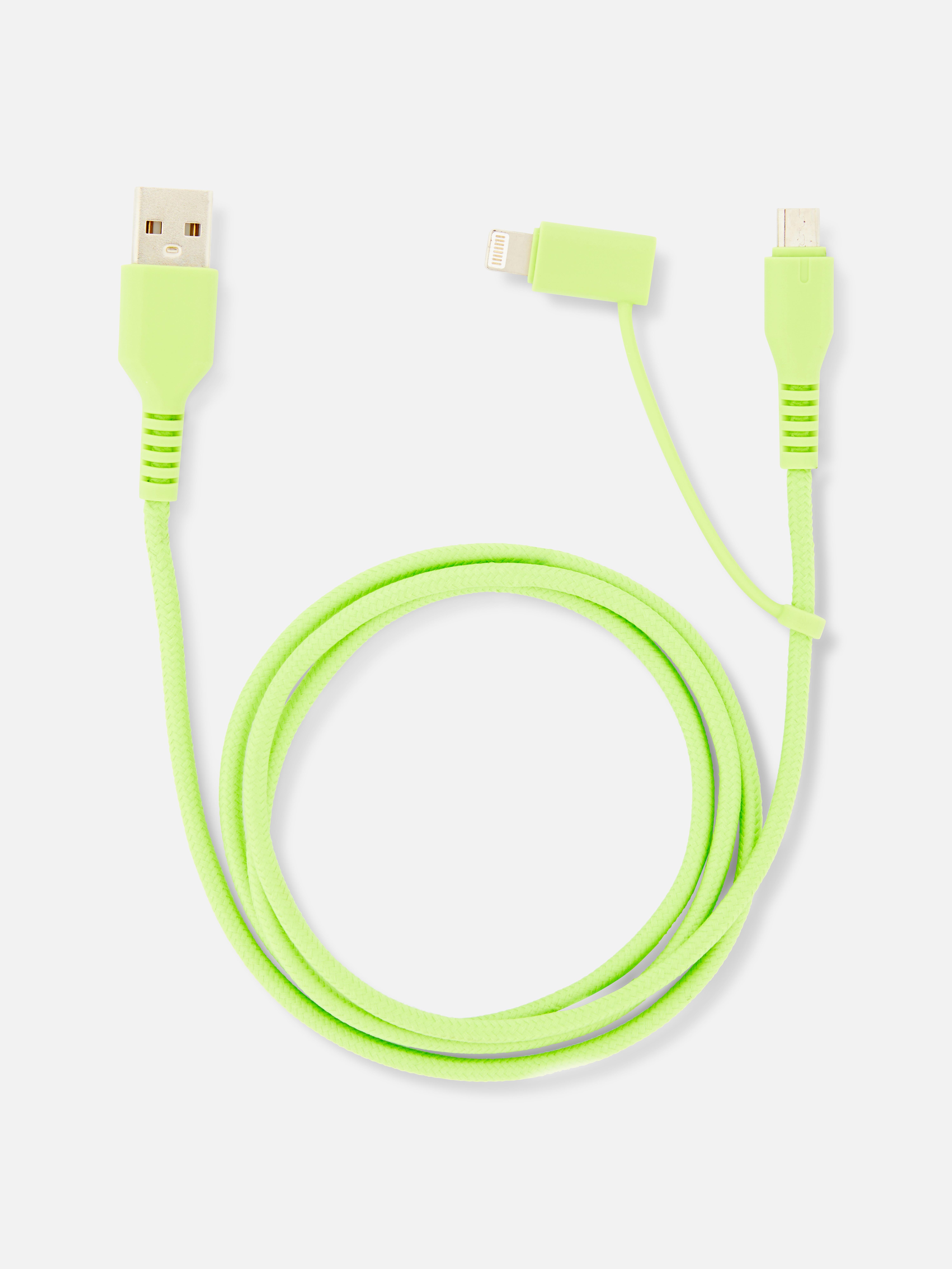 Câble USB double 1 m