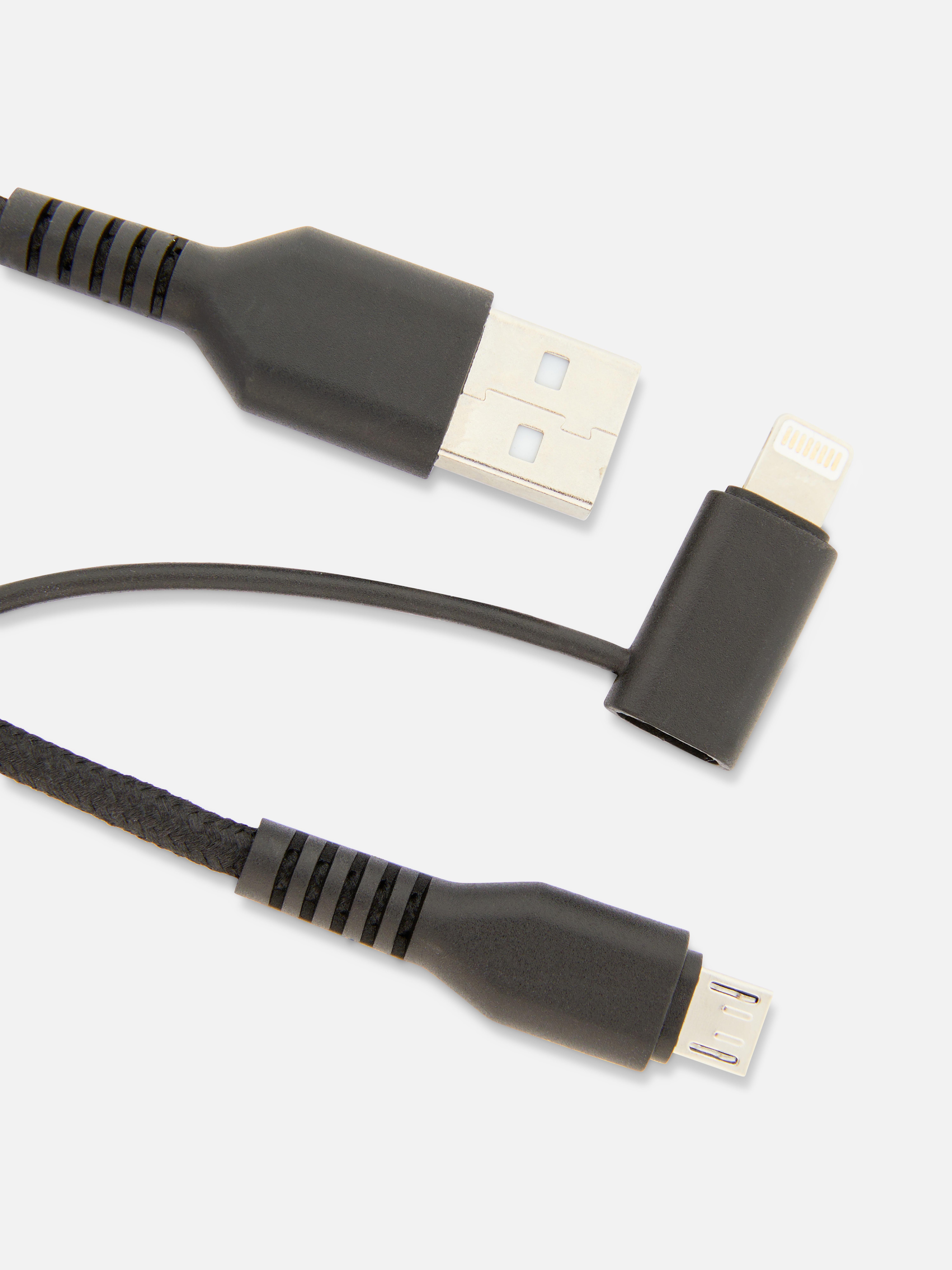 1M Dual USB Cable