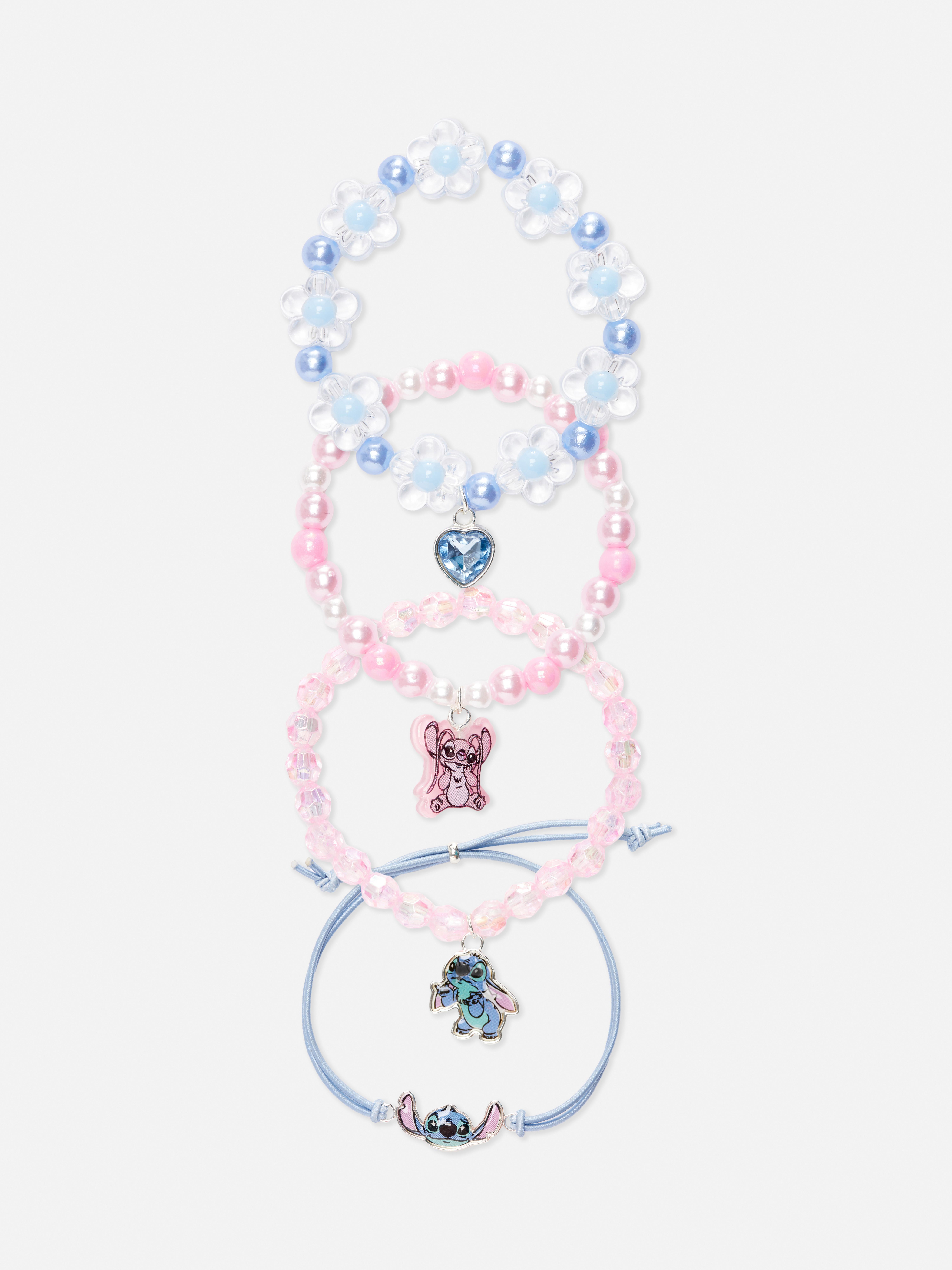 Lot de 4 bracelets Disney Lilo et Stitch