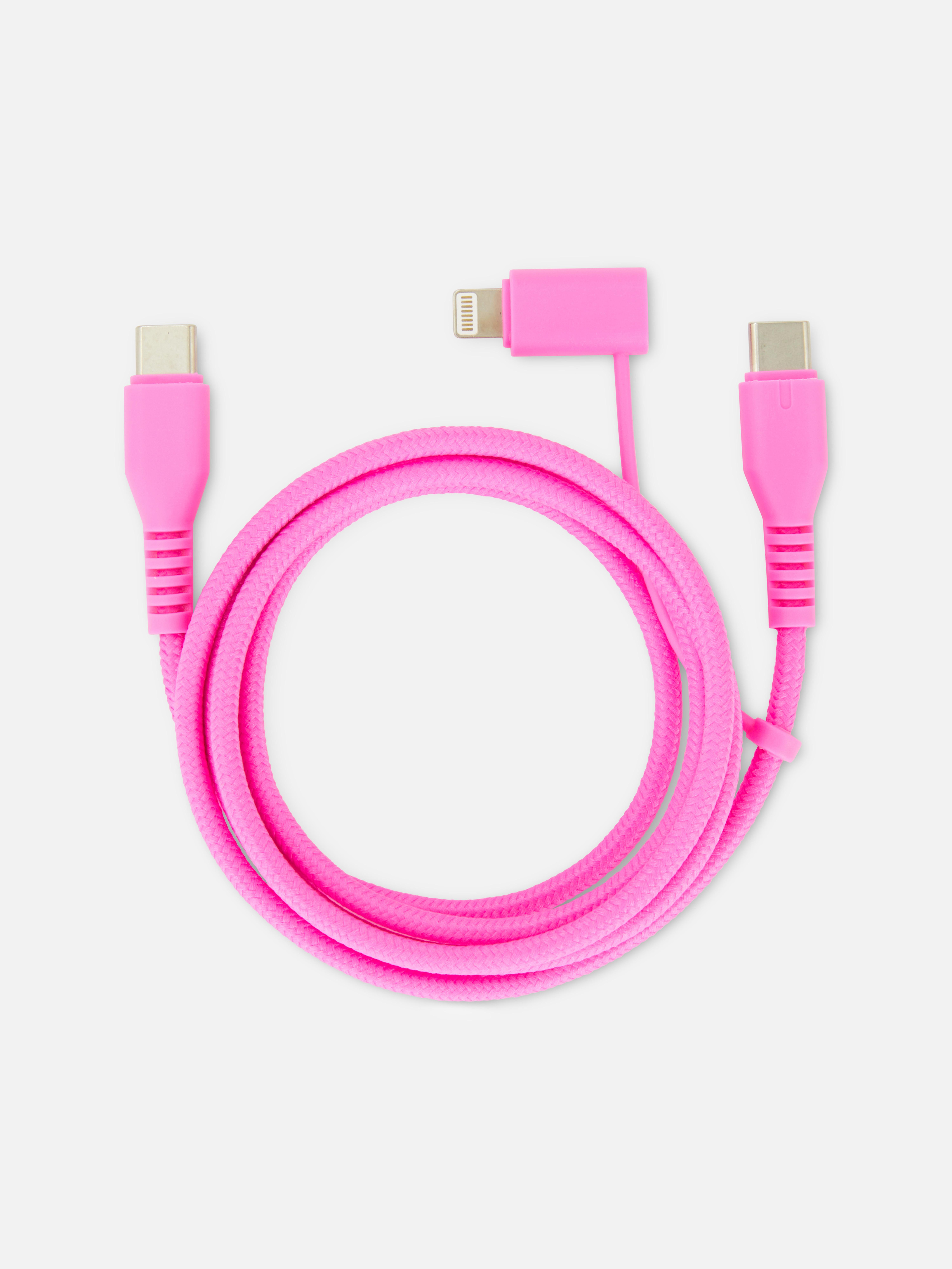 1m USB and USB-C Cable