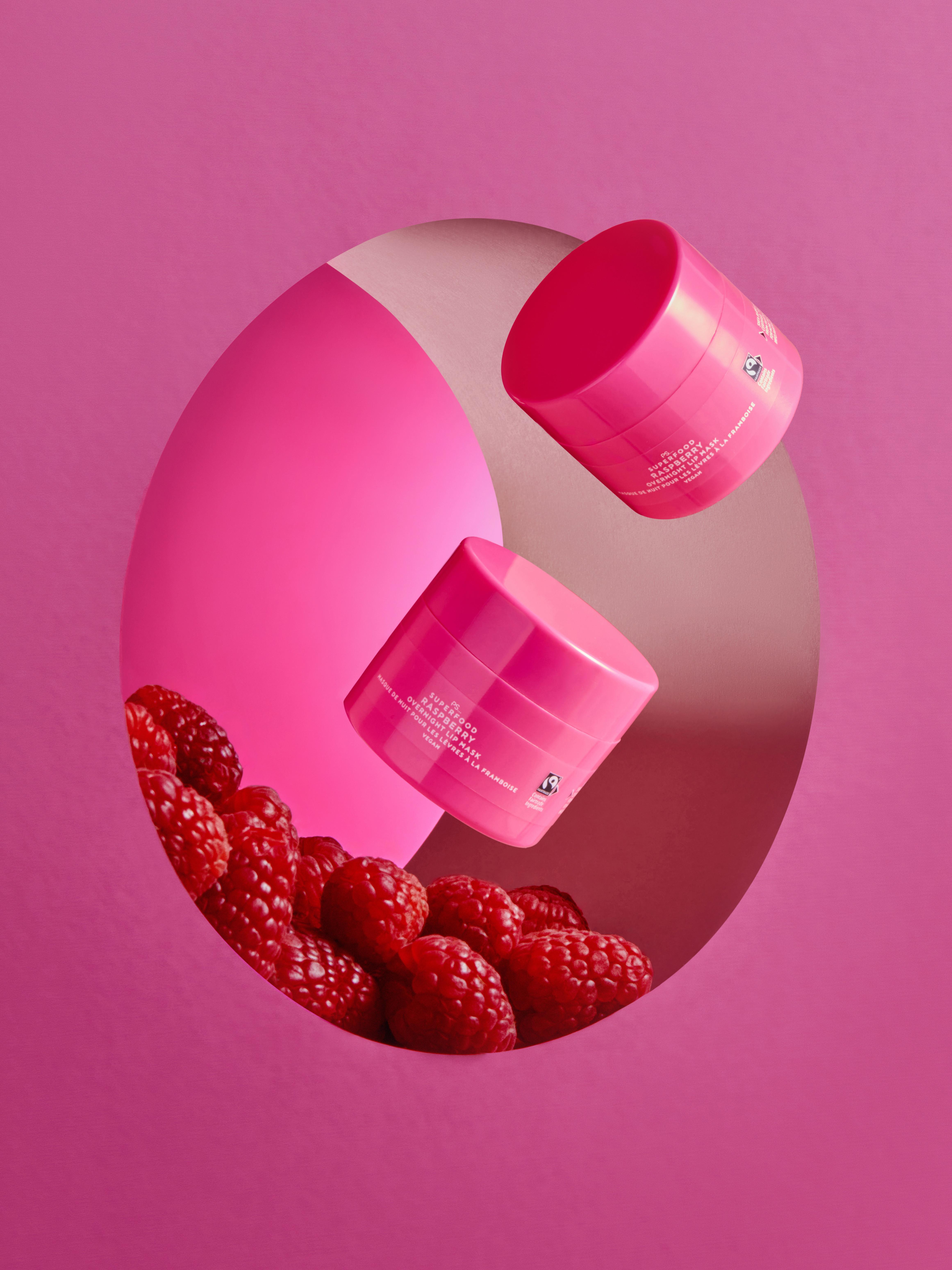 PS... Superfood Raspberry Overnight Lip Mask