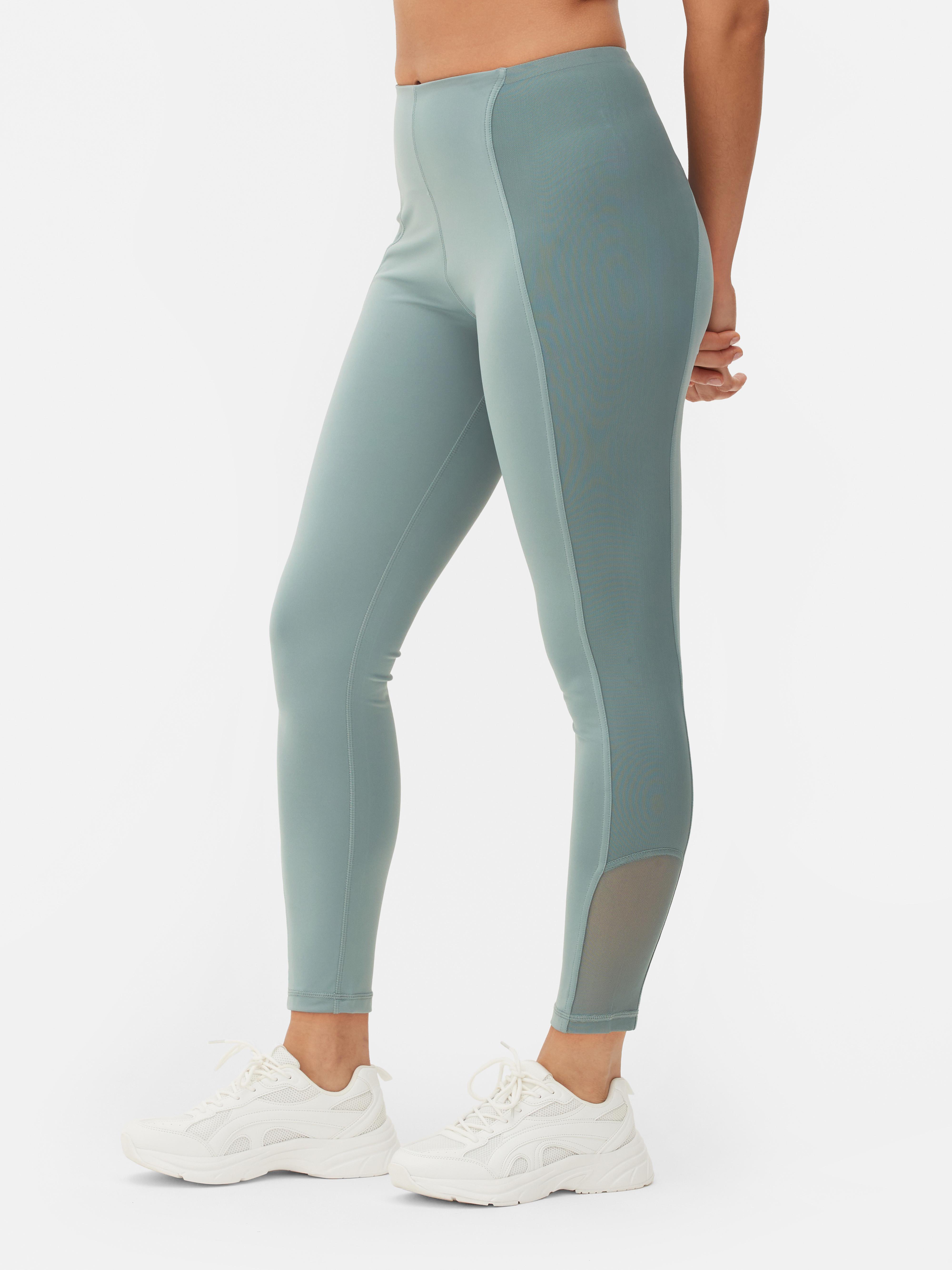 Power Mesh Legging in Teal