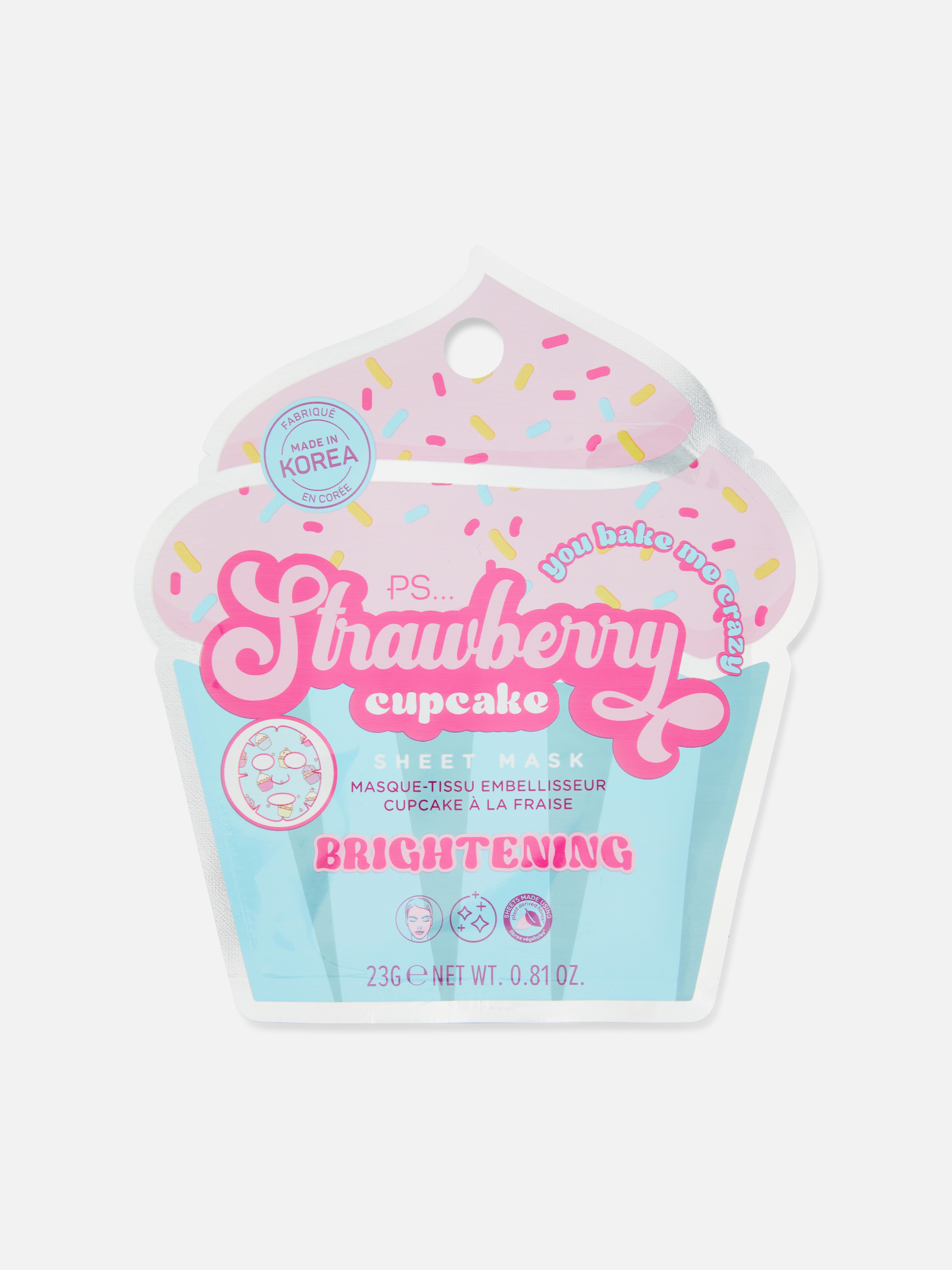 PS... Strawberry Cupcake Sheet Mask
