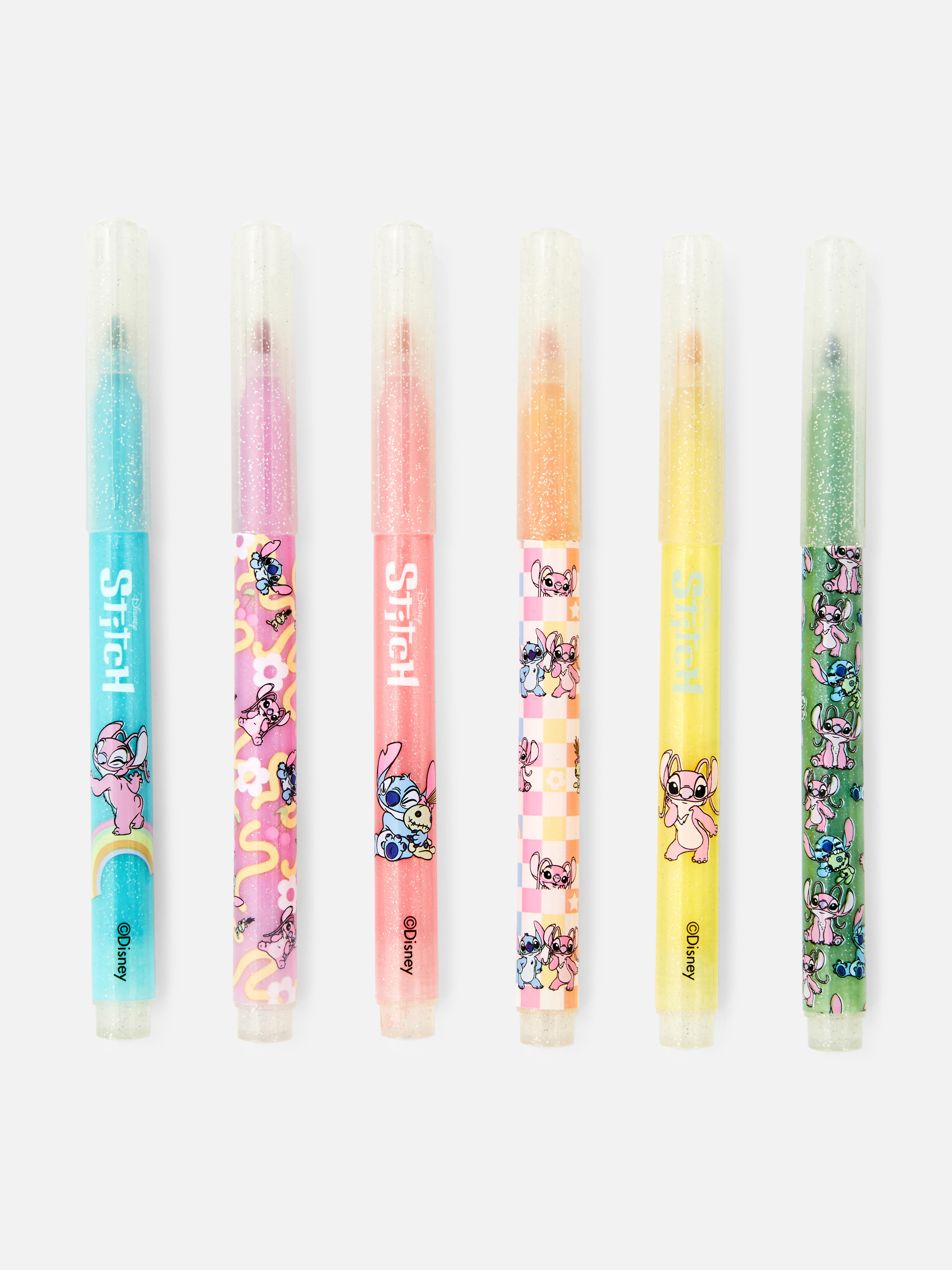 6-Pack Disney’s Lilo and Stitch Glitter Marker Pens
