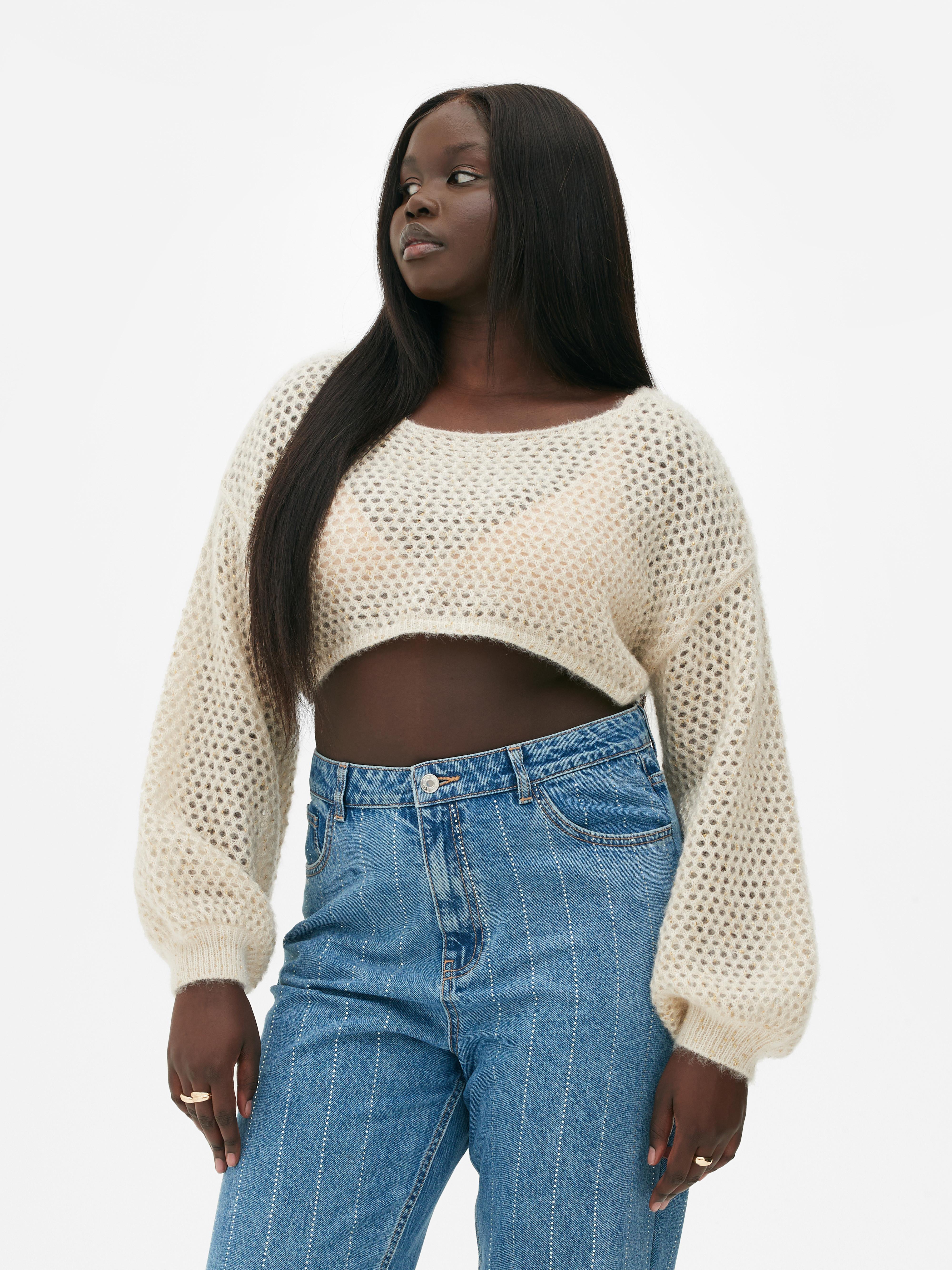 Rita Ora Knitted Shrug