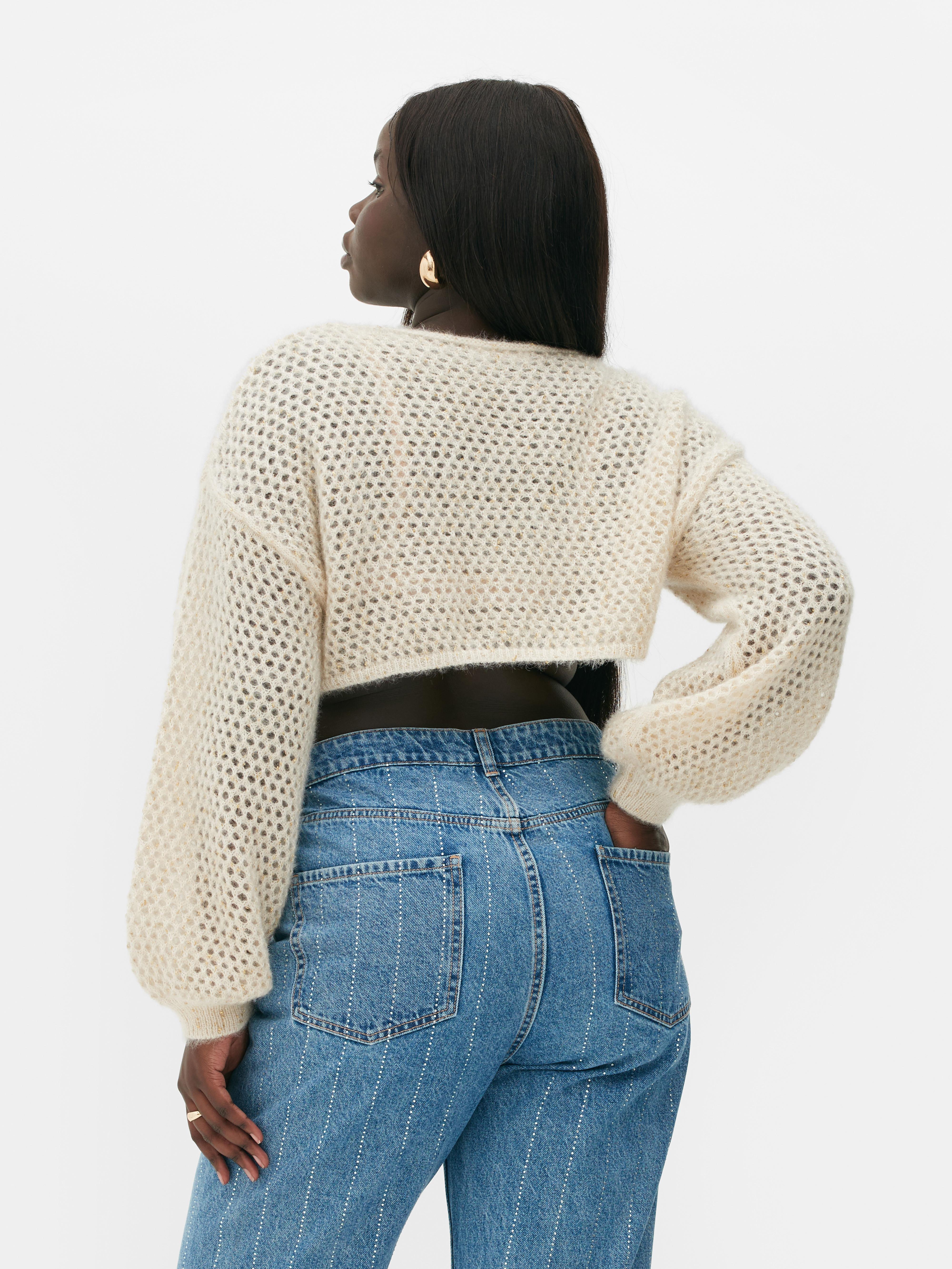 Rita Ora Knitted Shrug