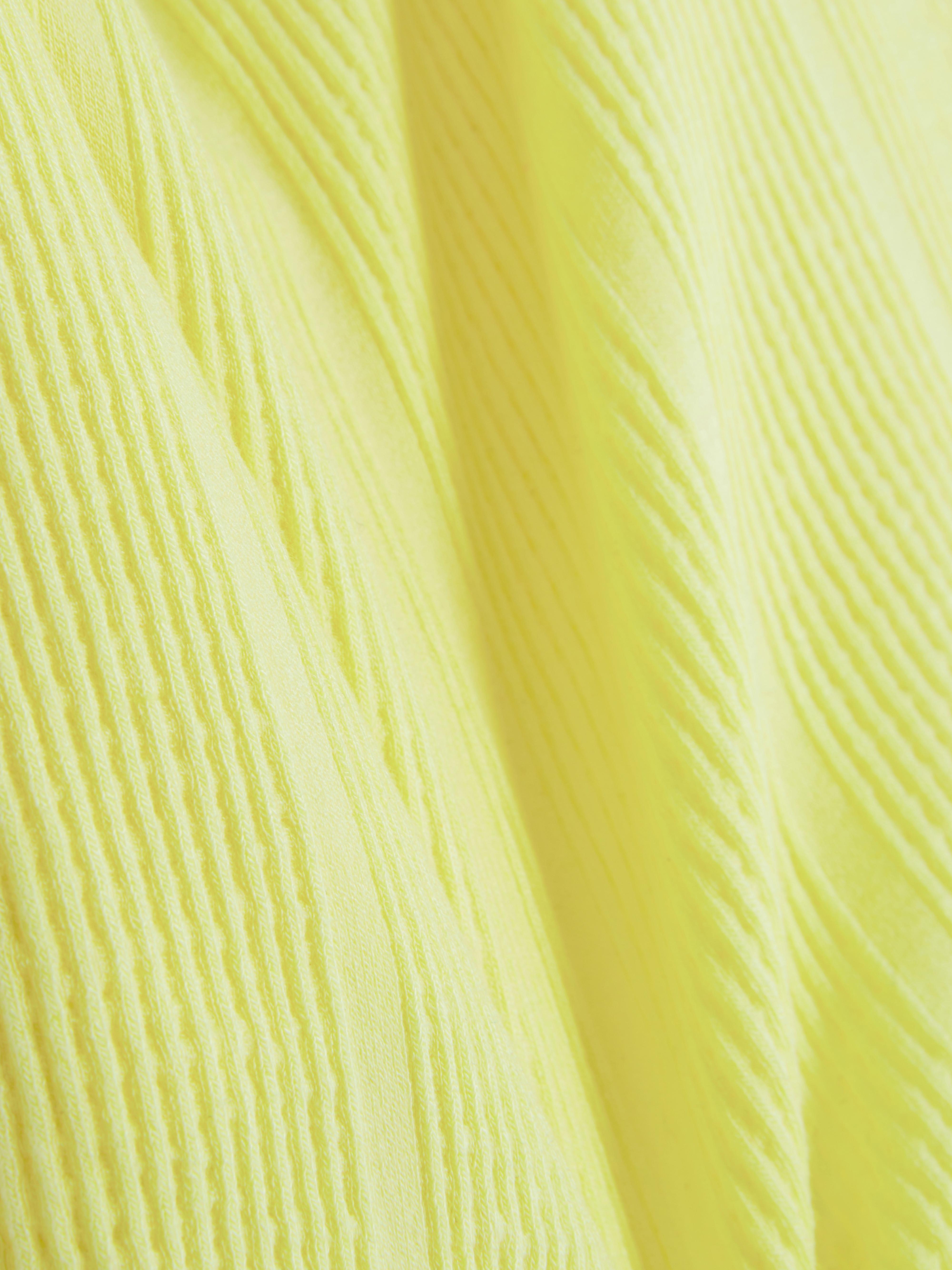 Womens Yellow Seamless Lettuce Hem Cropped Cami Bralette Primark