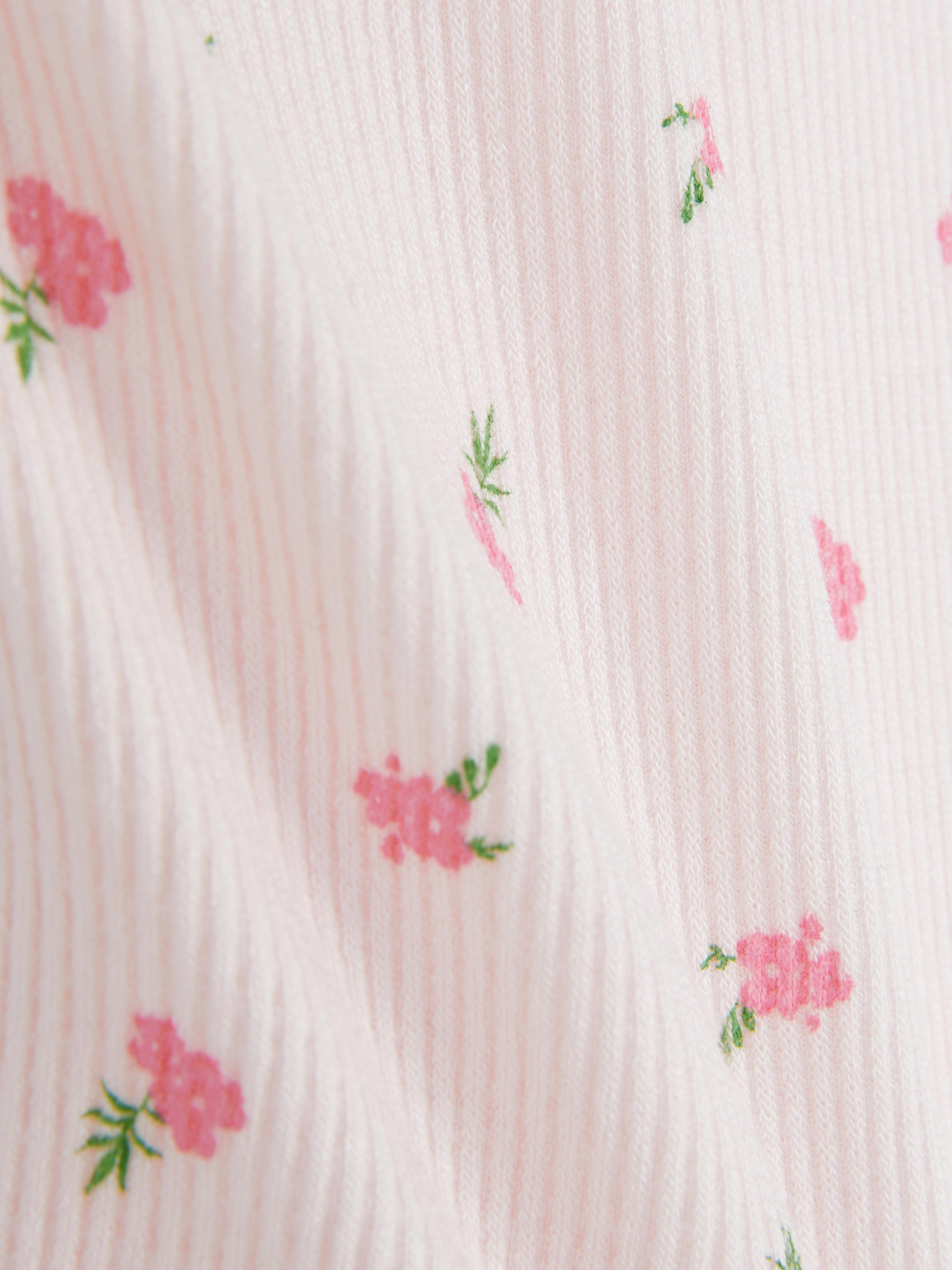 Womens Multi Seamless Lettuce Hem Cropped Cami Bralette Primark