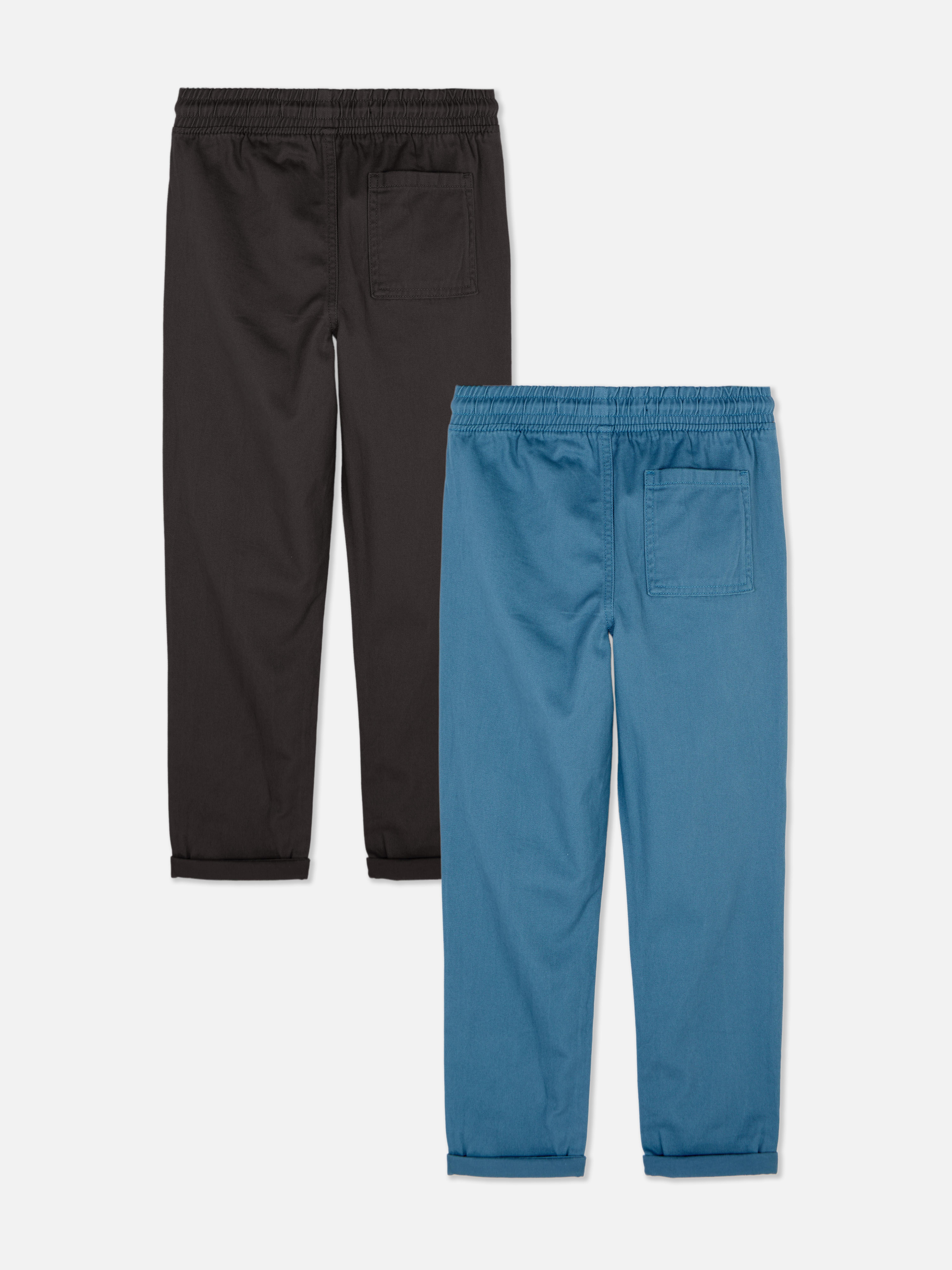 Pantaloni in twill con coulisse