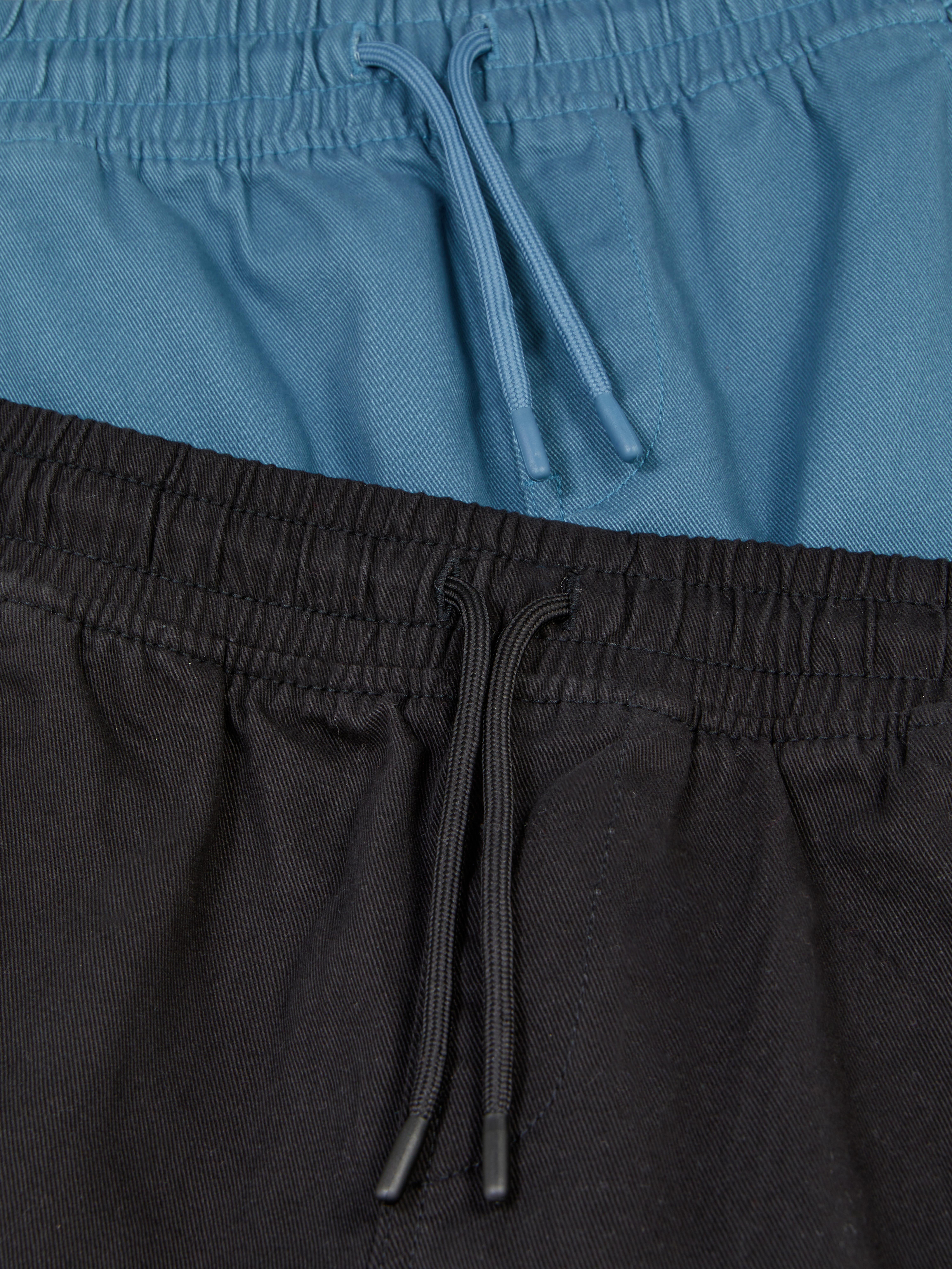 Pantaloni in twill con coulisse