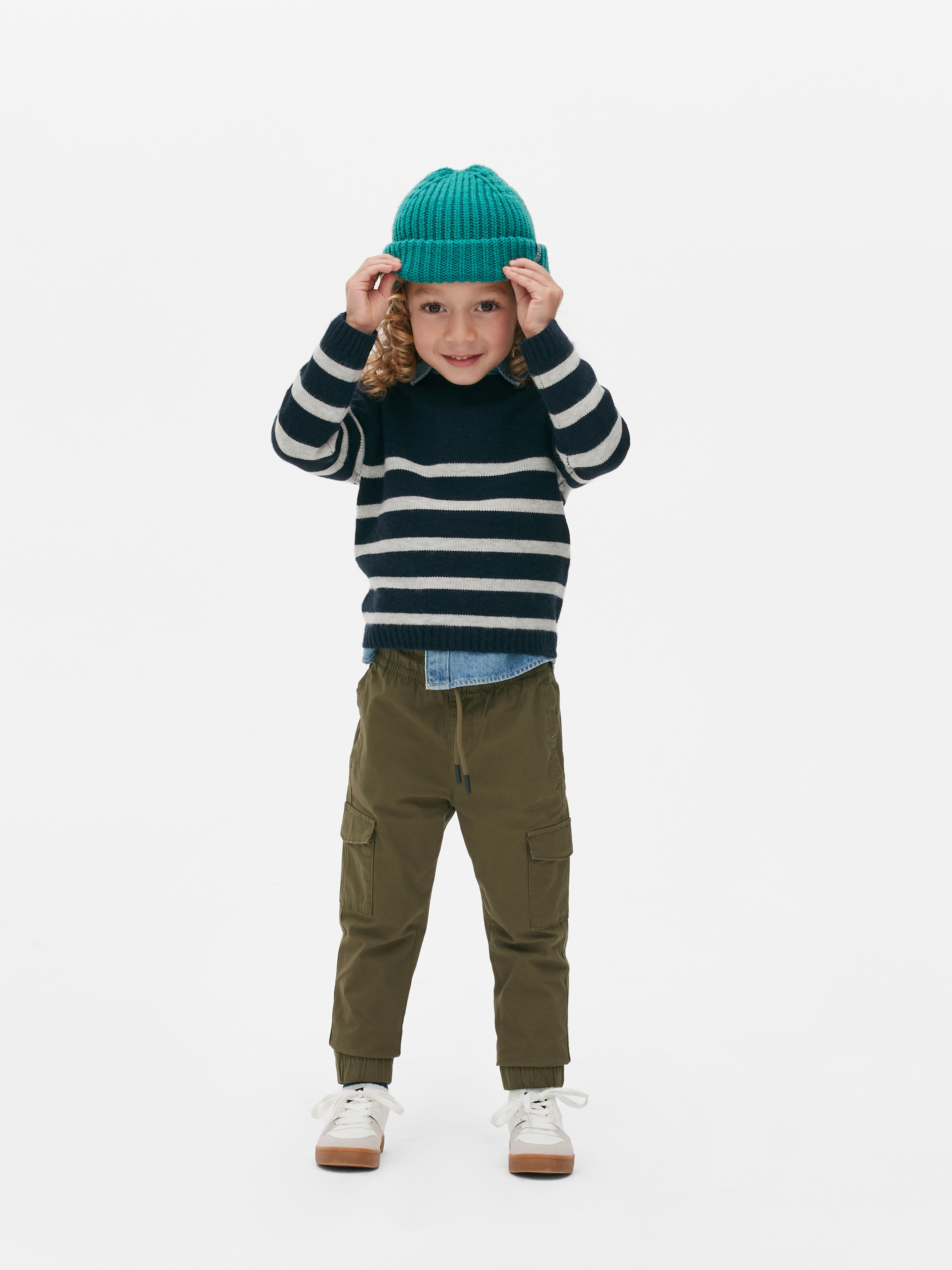 Boys Olive Cuffed Cargo Pants | Primark