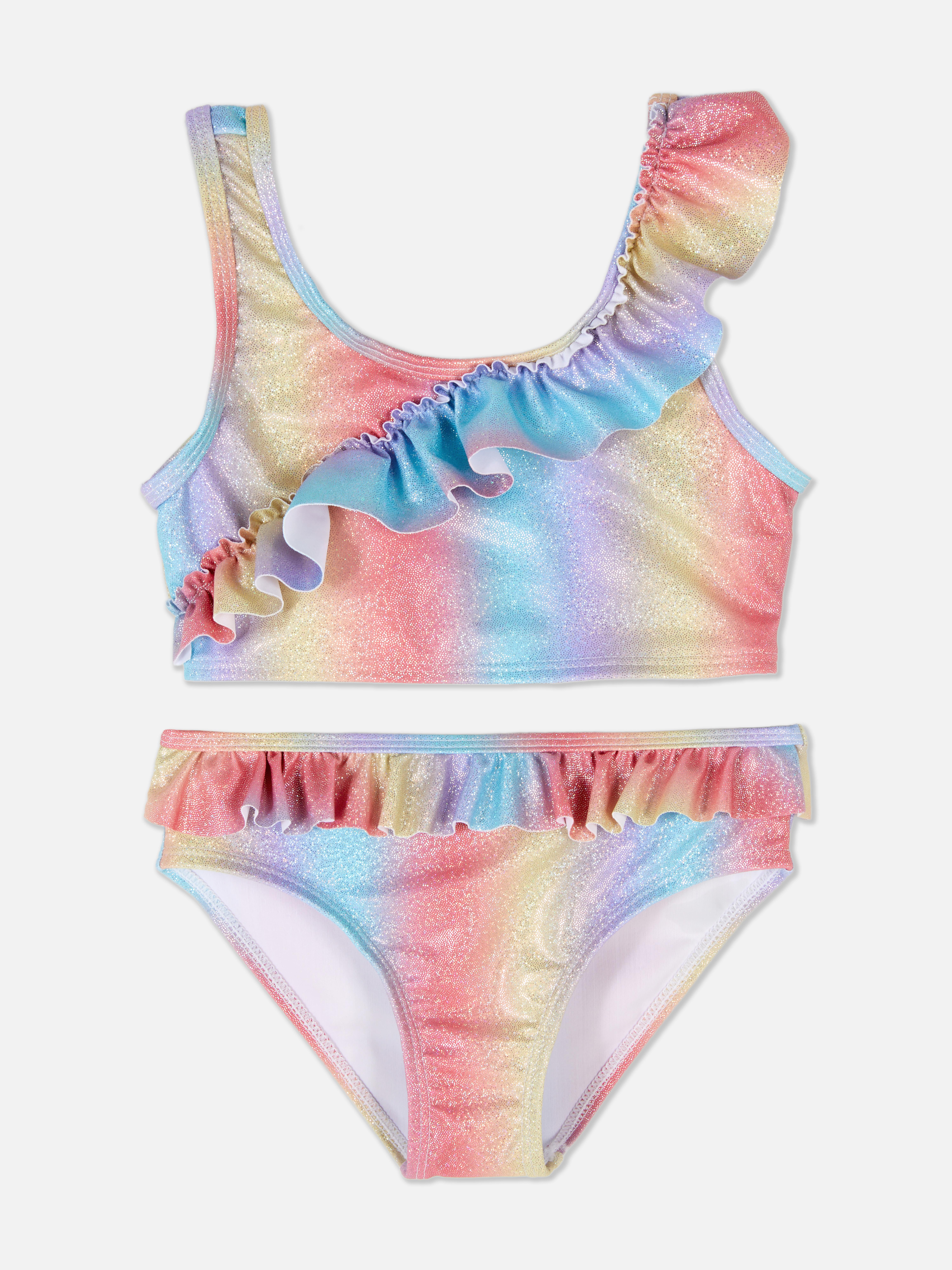 Shimmering Two-Piece Swimming Costume