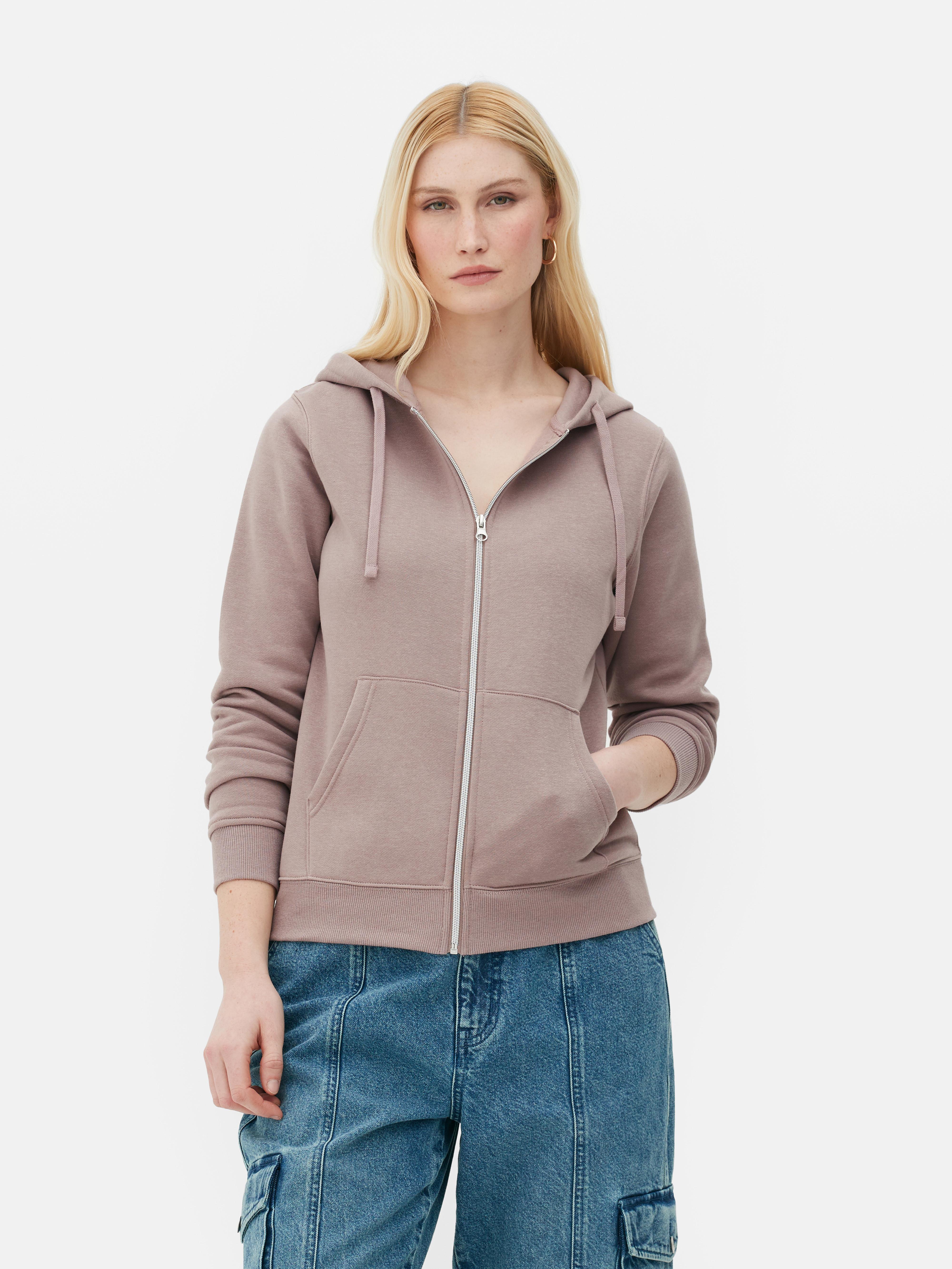 Womens Light Brown Essential Zip-Through Hoodie | Primark