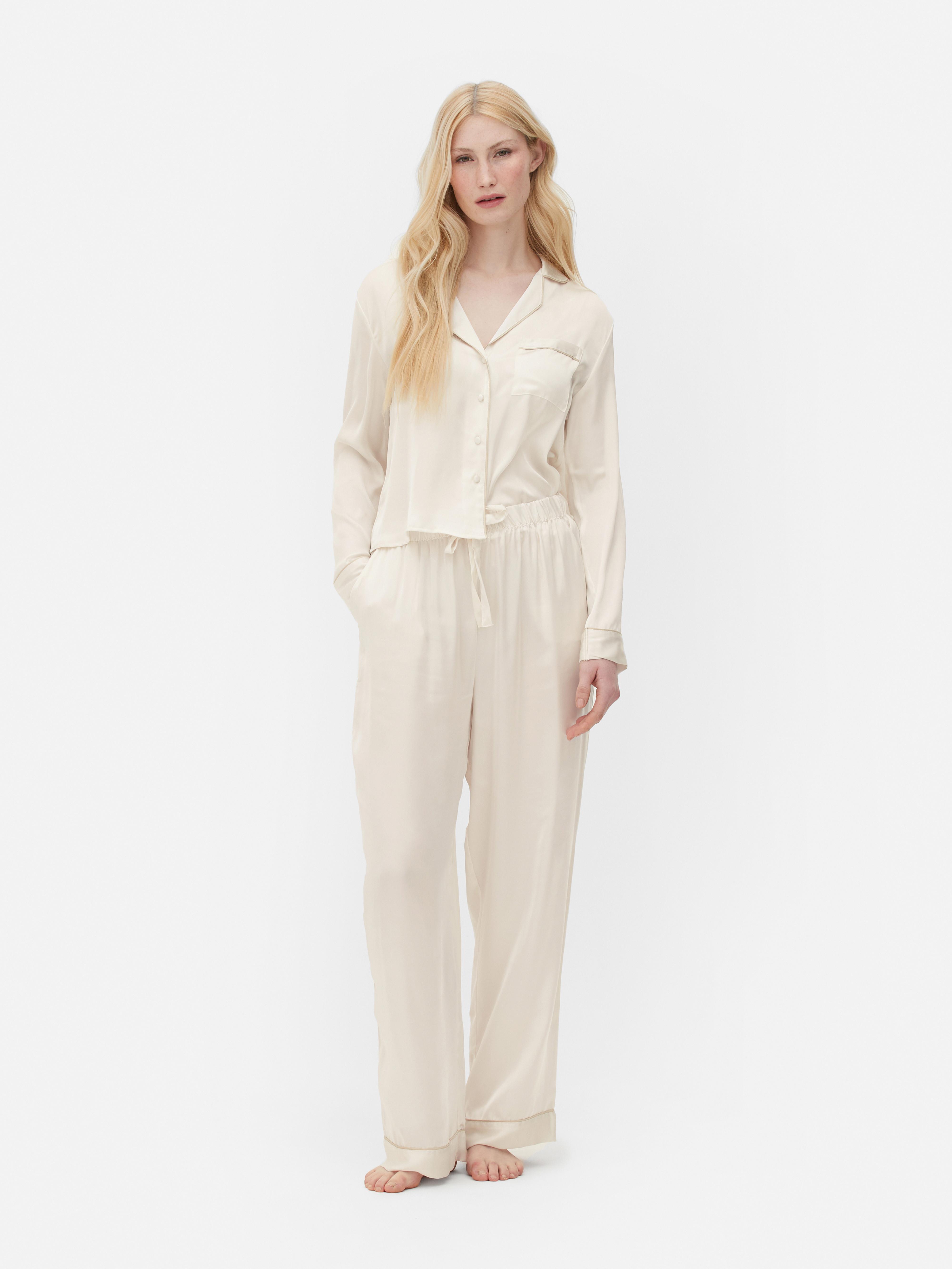 Chemise de pyjama en satin