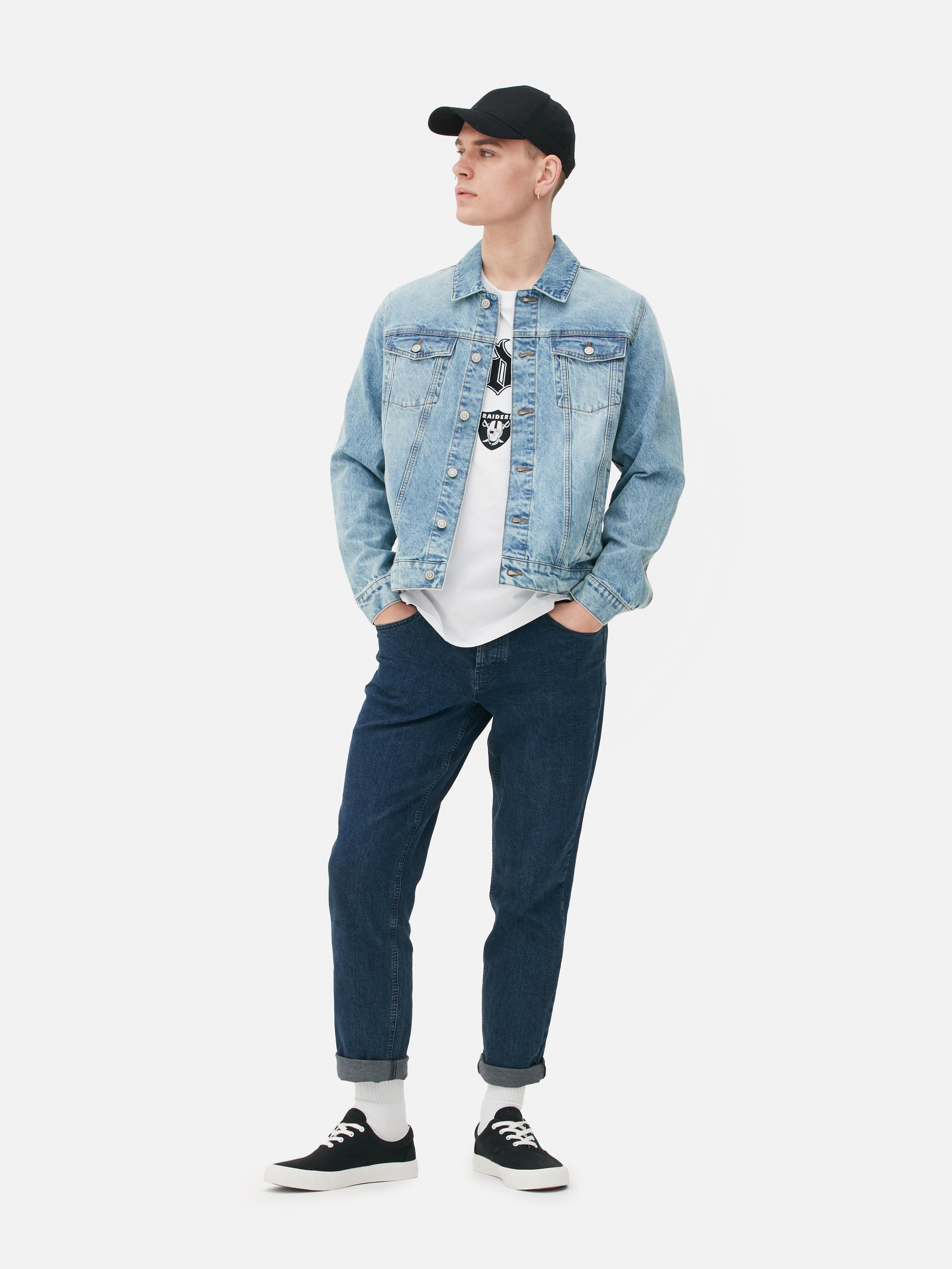 Mens denim 2025 jacket primark