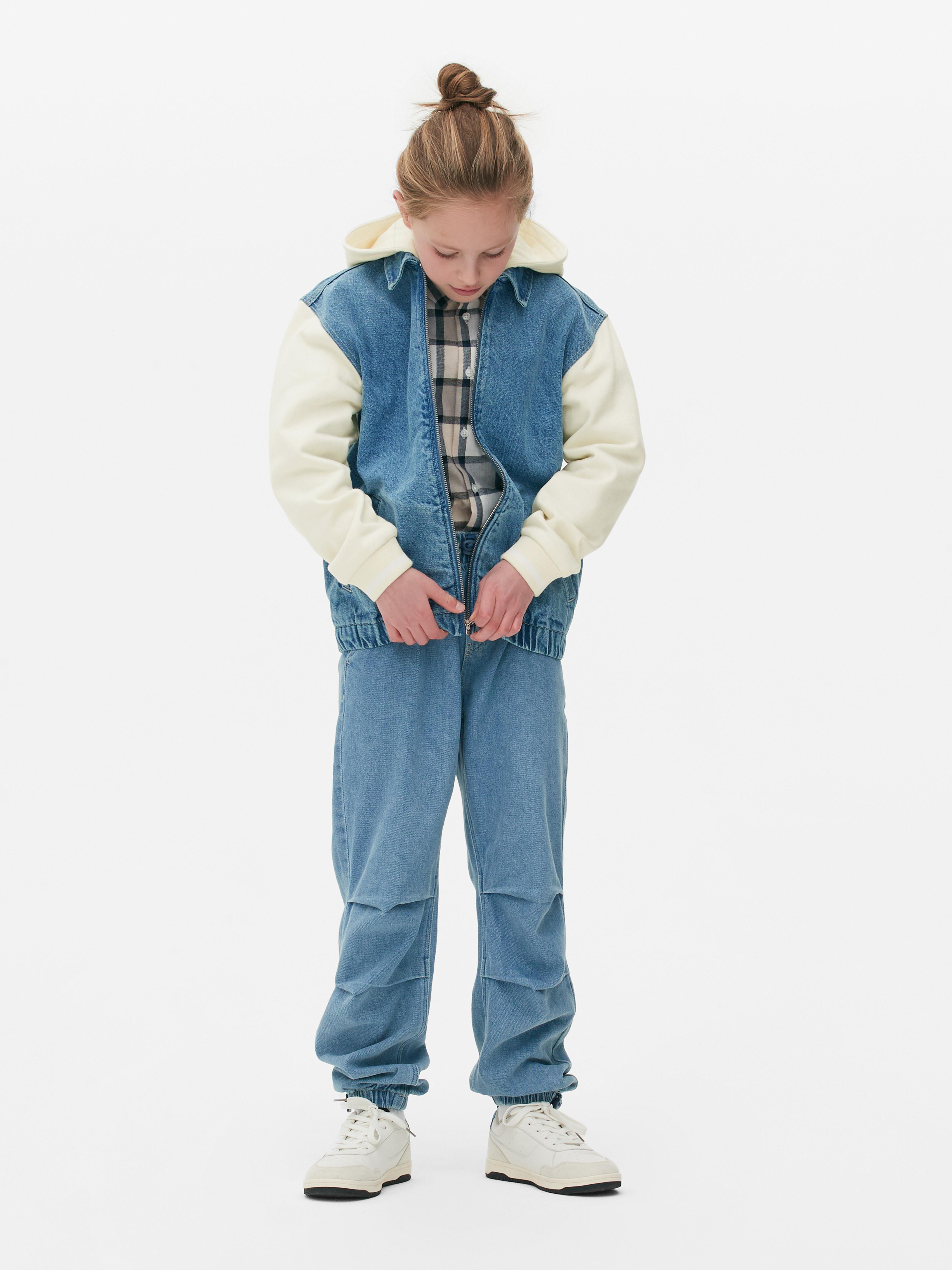 Boys Soft & Cozy Thermal 2-Piece Long Johns | Denim Blue w- Baby Blue Stitch