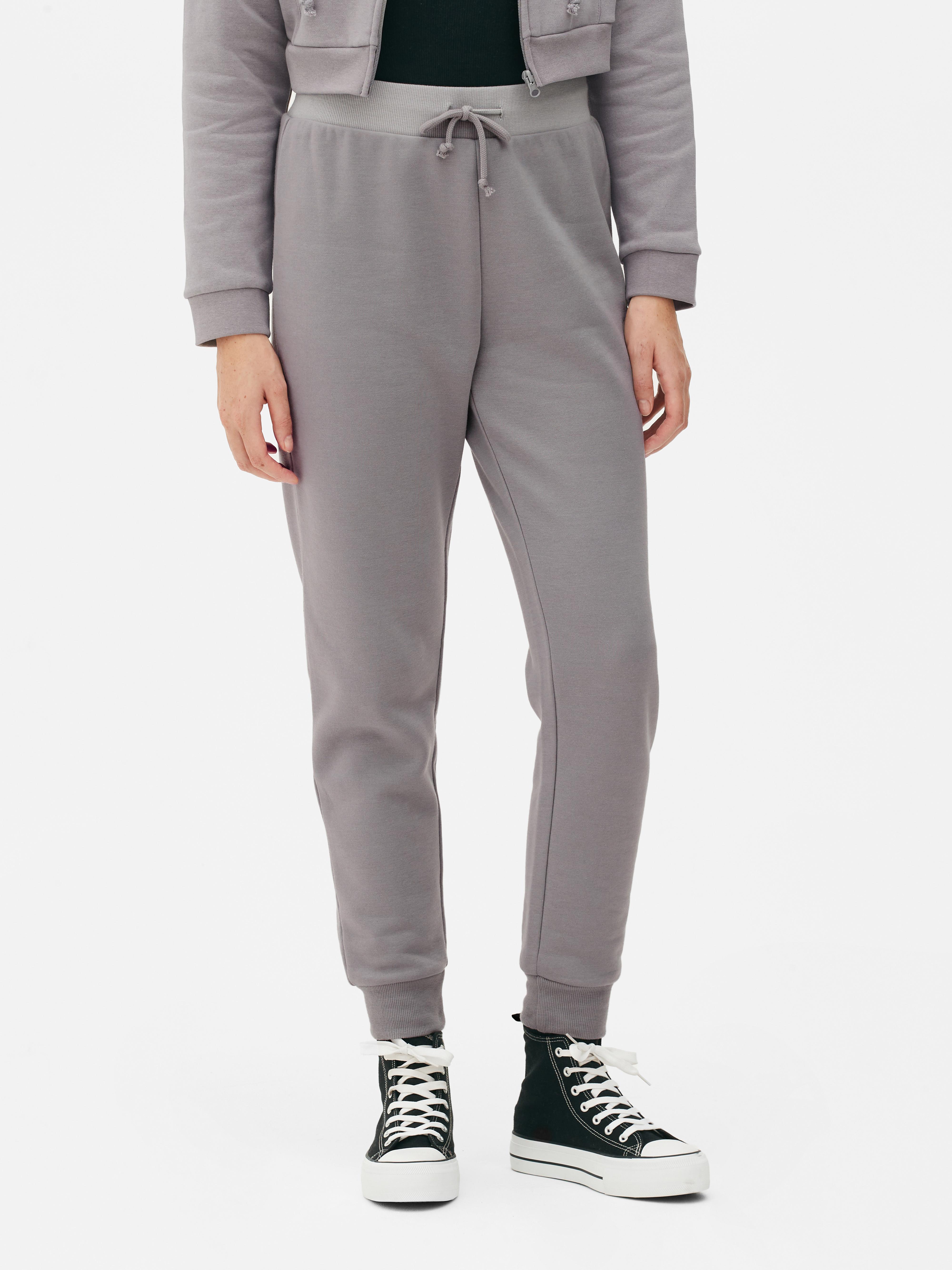 Womens Grey Co-ord Slim Fit Joggers