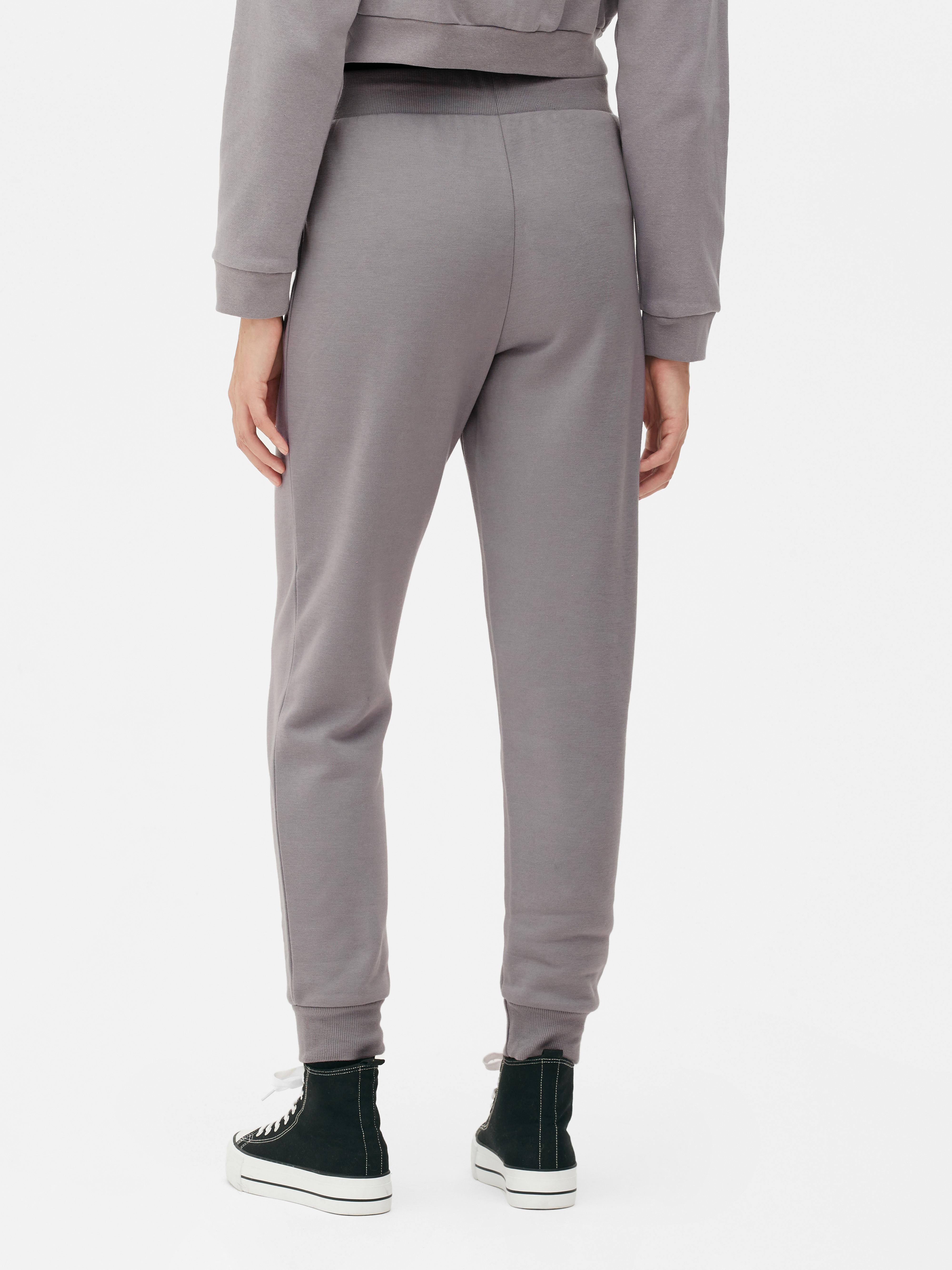 Womens Grey Co-ord Slim Fit Joggers