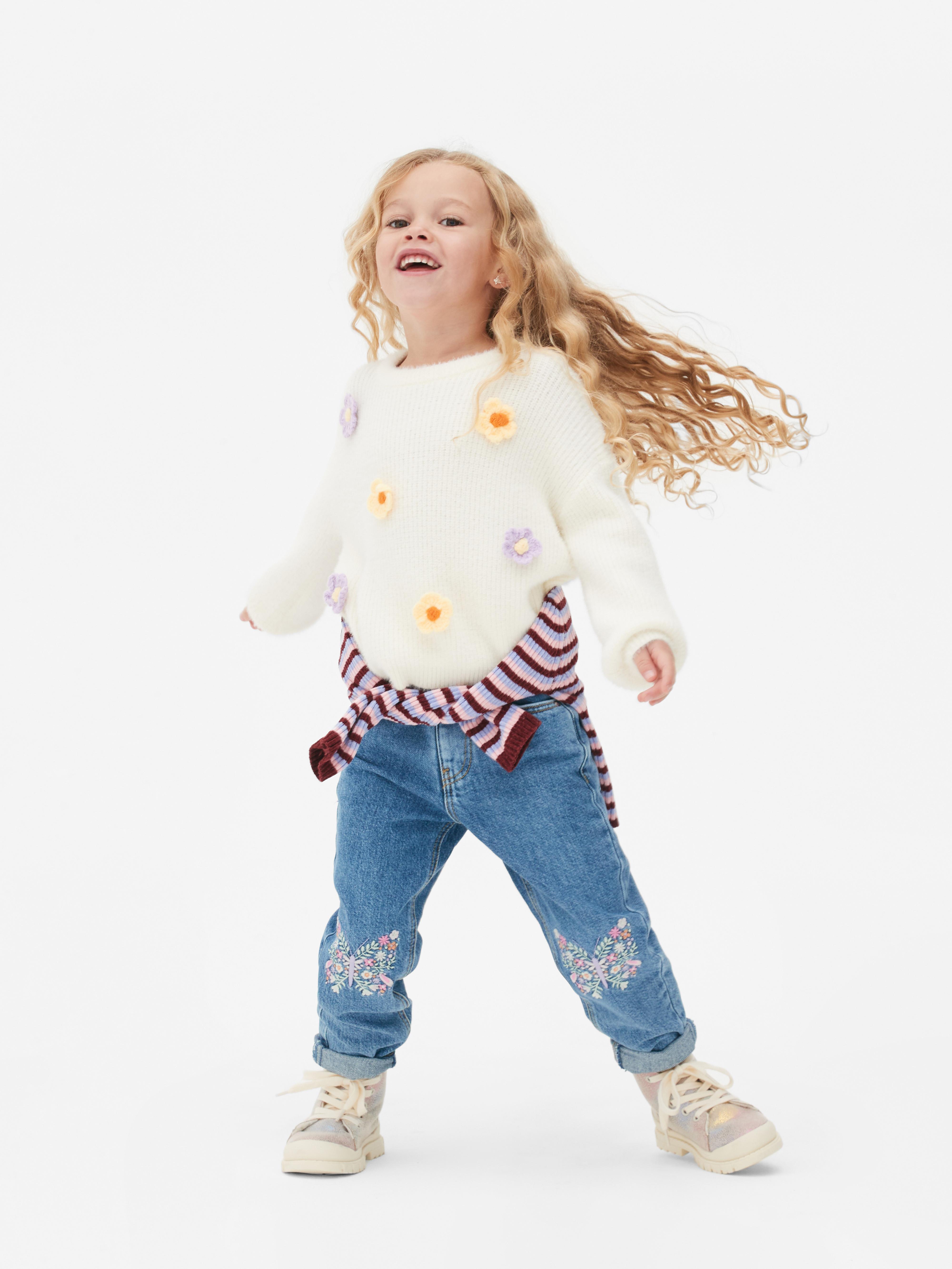 Little girl hot sale blue jeans