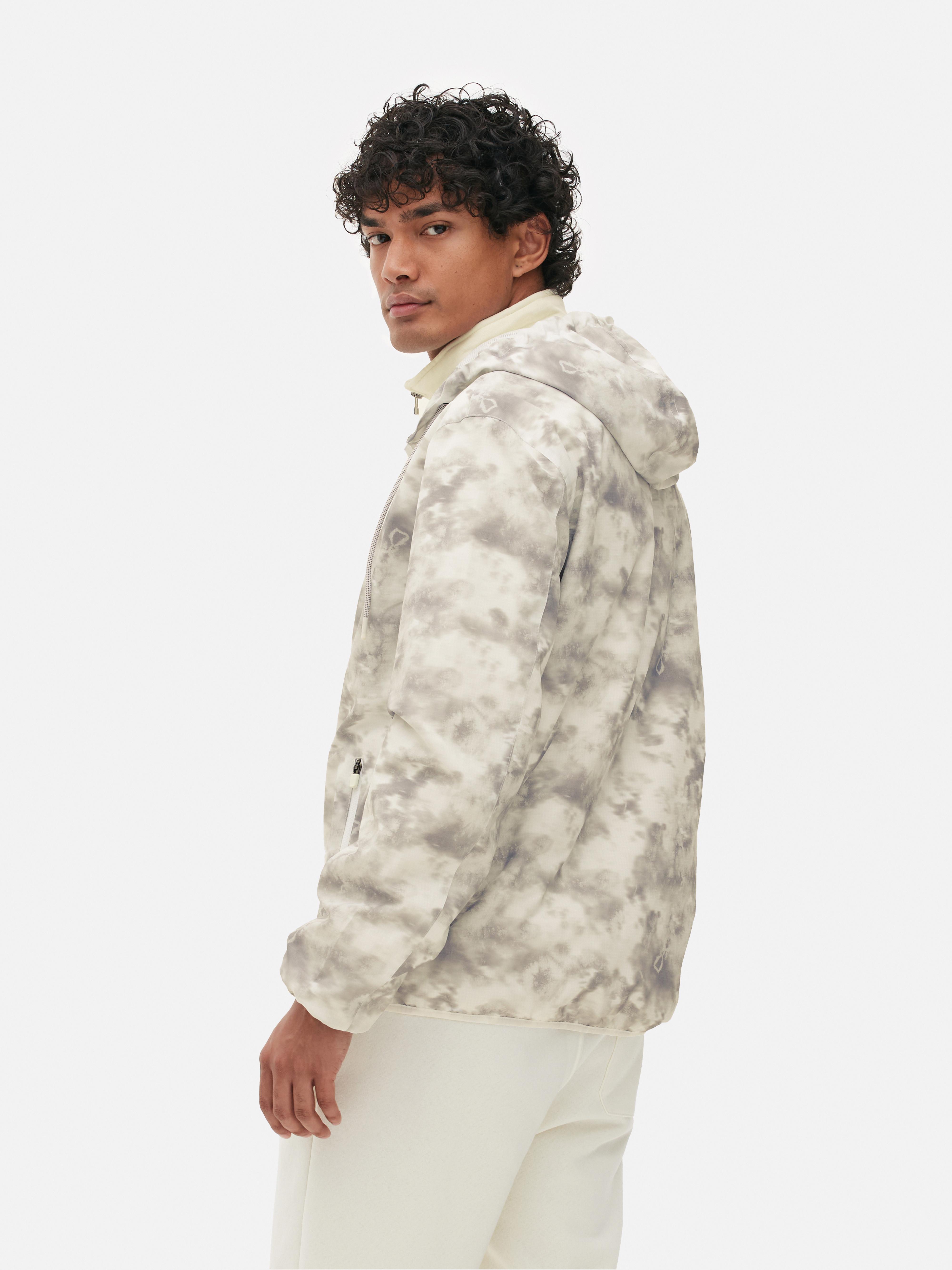 Men's Ivory Printed Zip Jacket | Primark