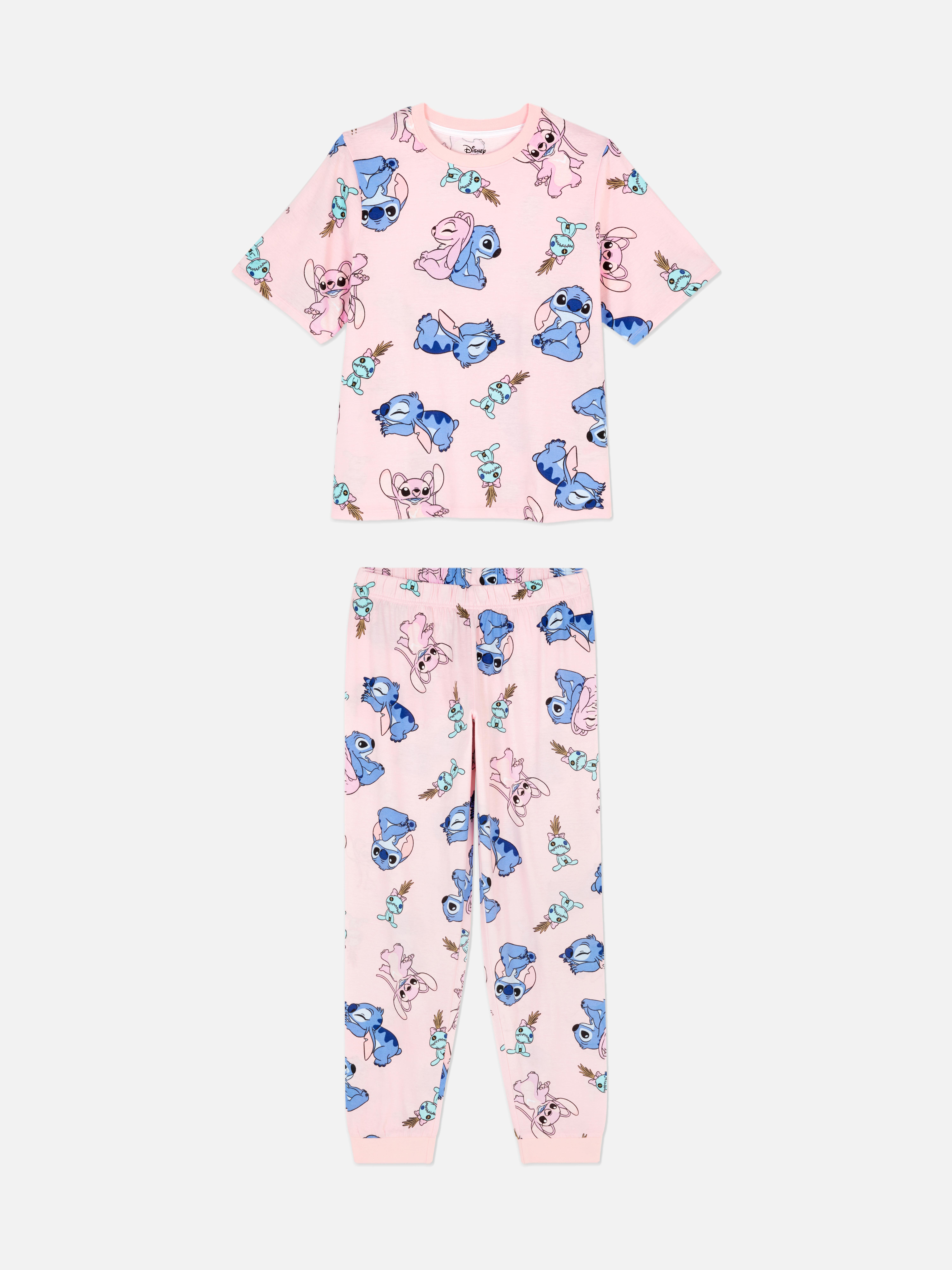 Women's Light Pink Disney Character Graphic Pajama Set | Primark