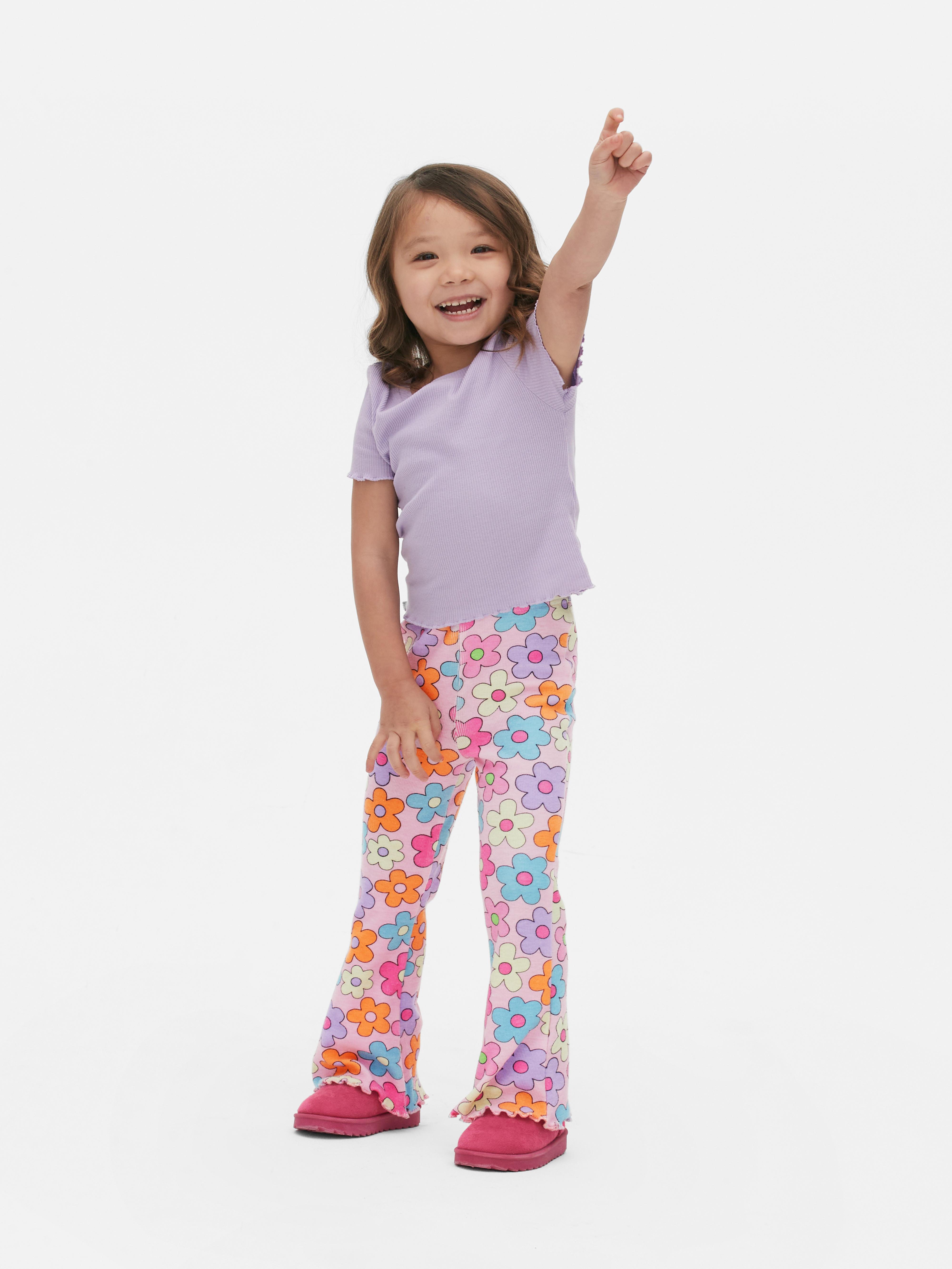 Flared leggings - Cerise - Kids