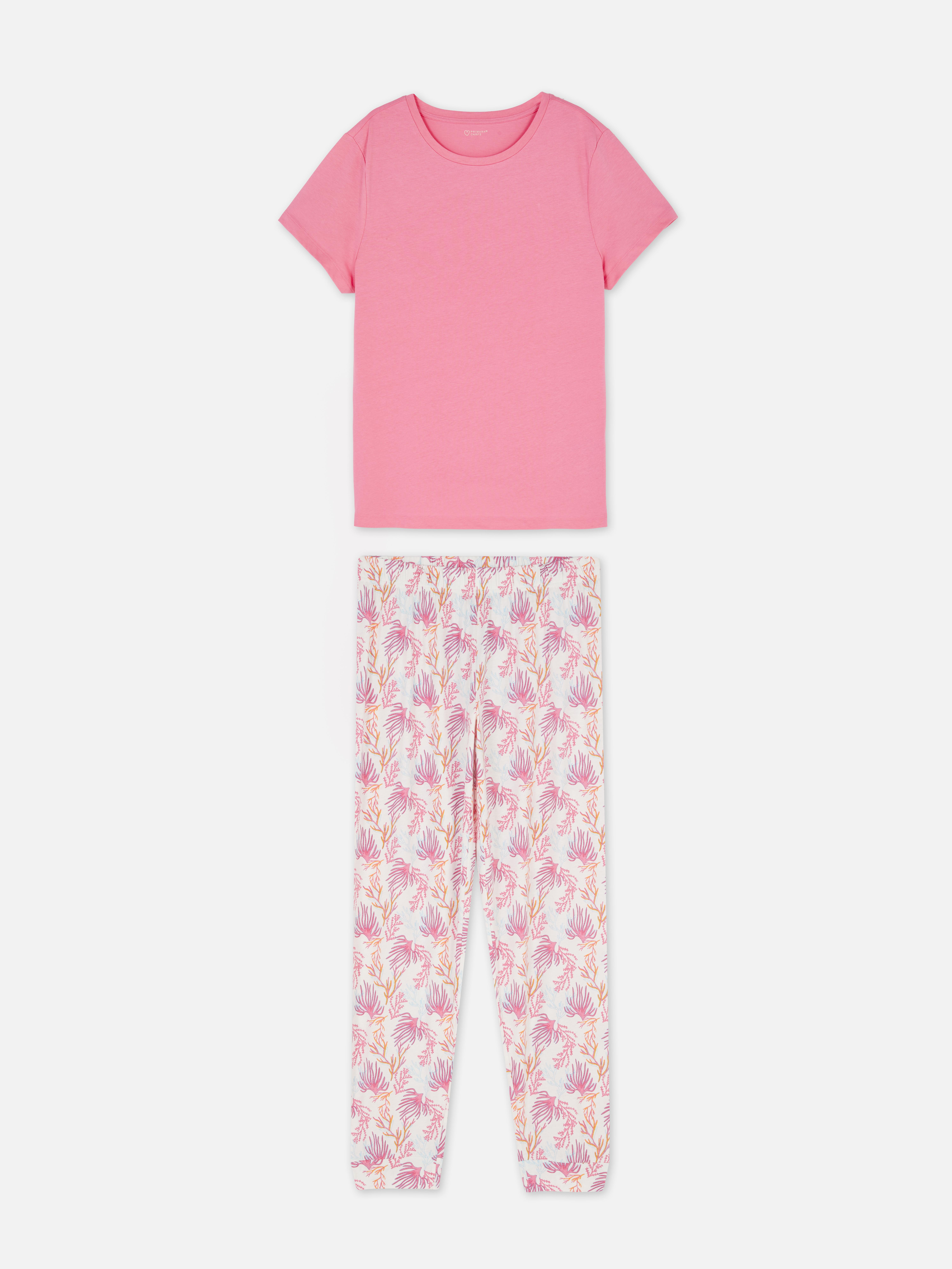 Pink pyjamas primark hotsell