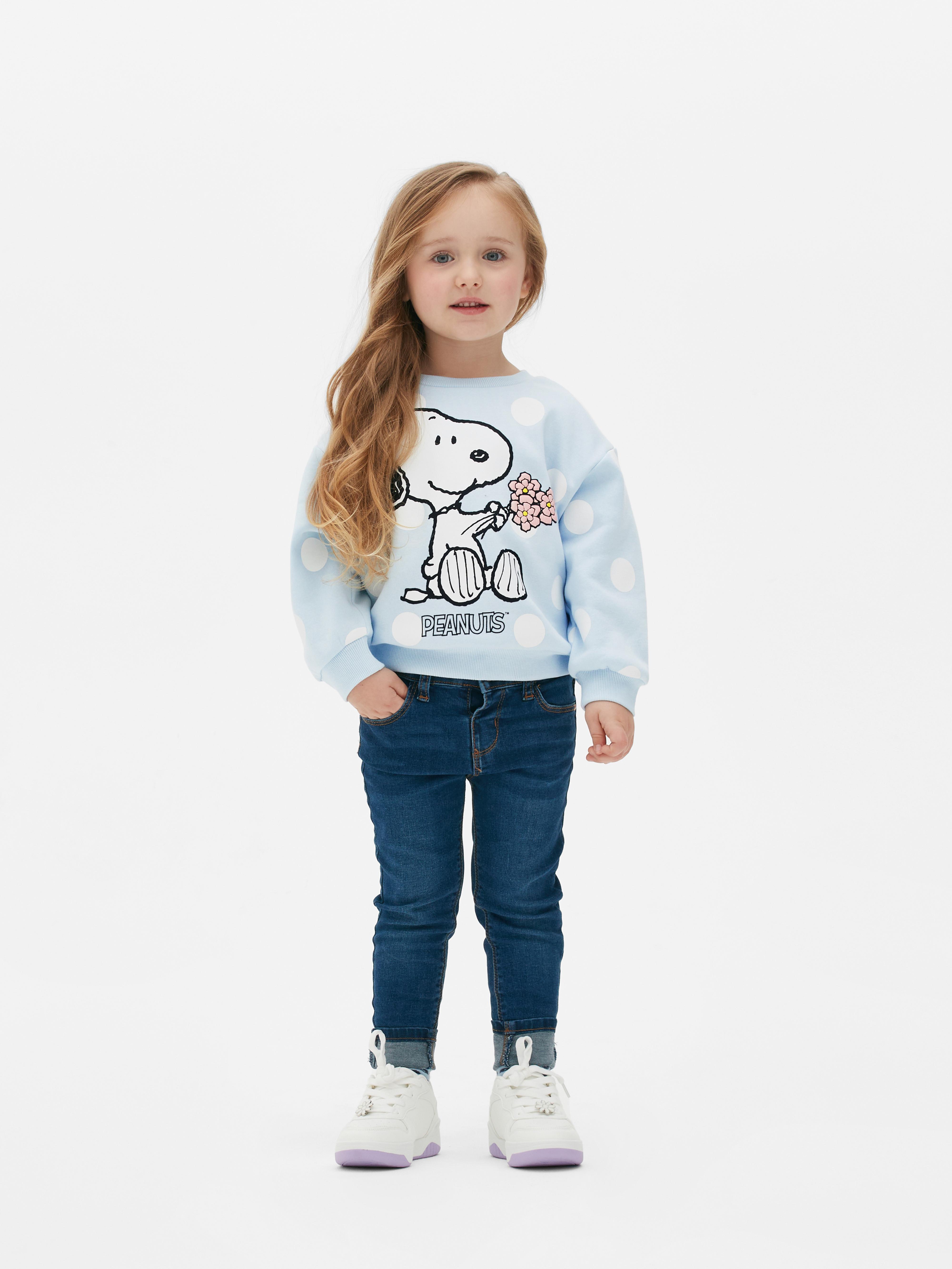 MANGO Snoopy Textured Sweatshirt in Off White