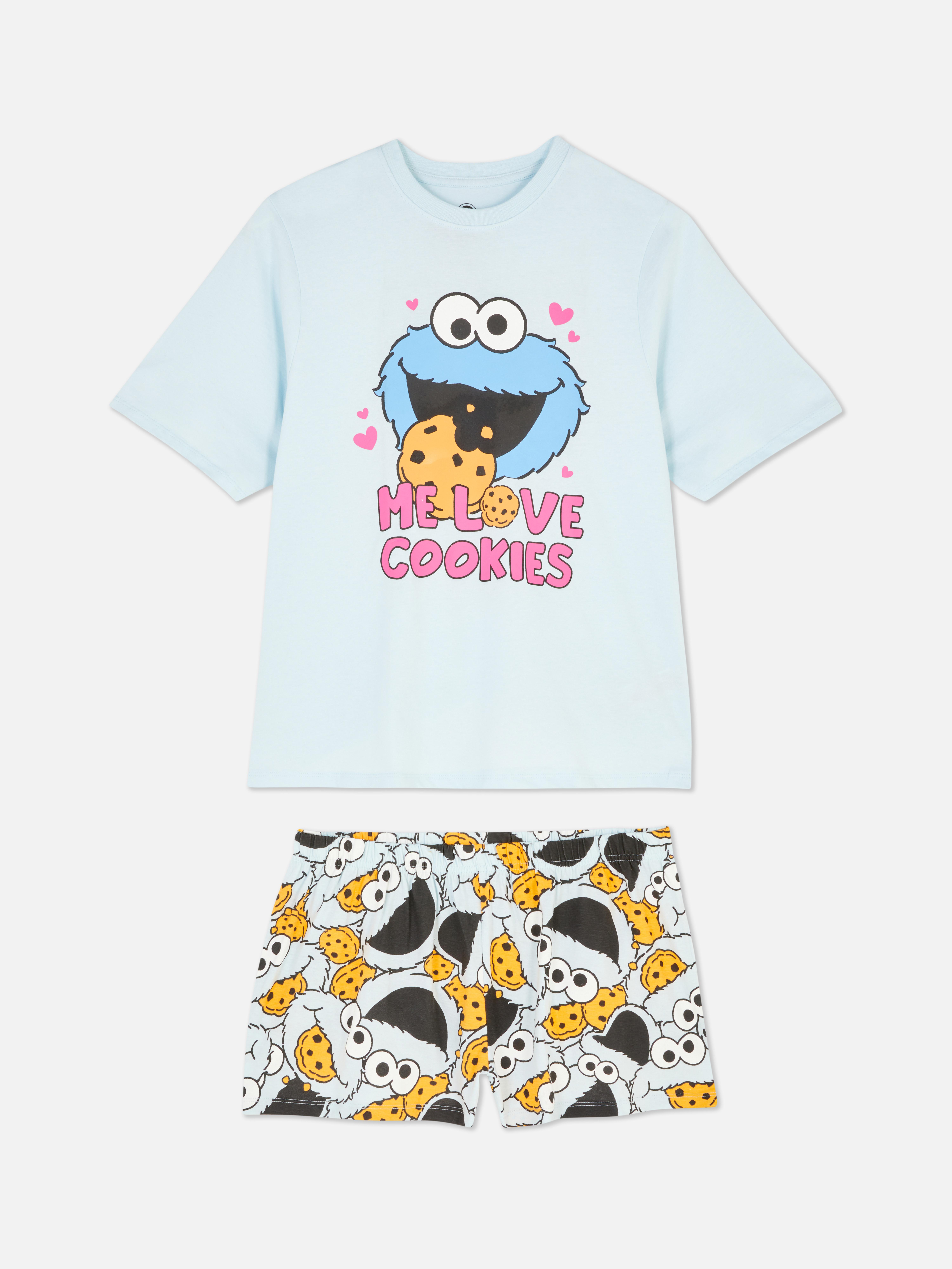 Sesame Street Cookie Monster Short Pyjamas