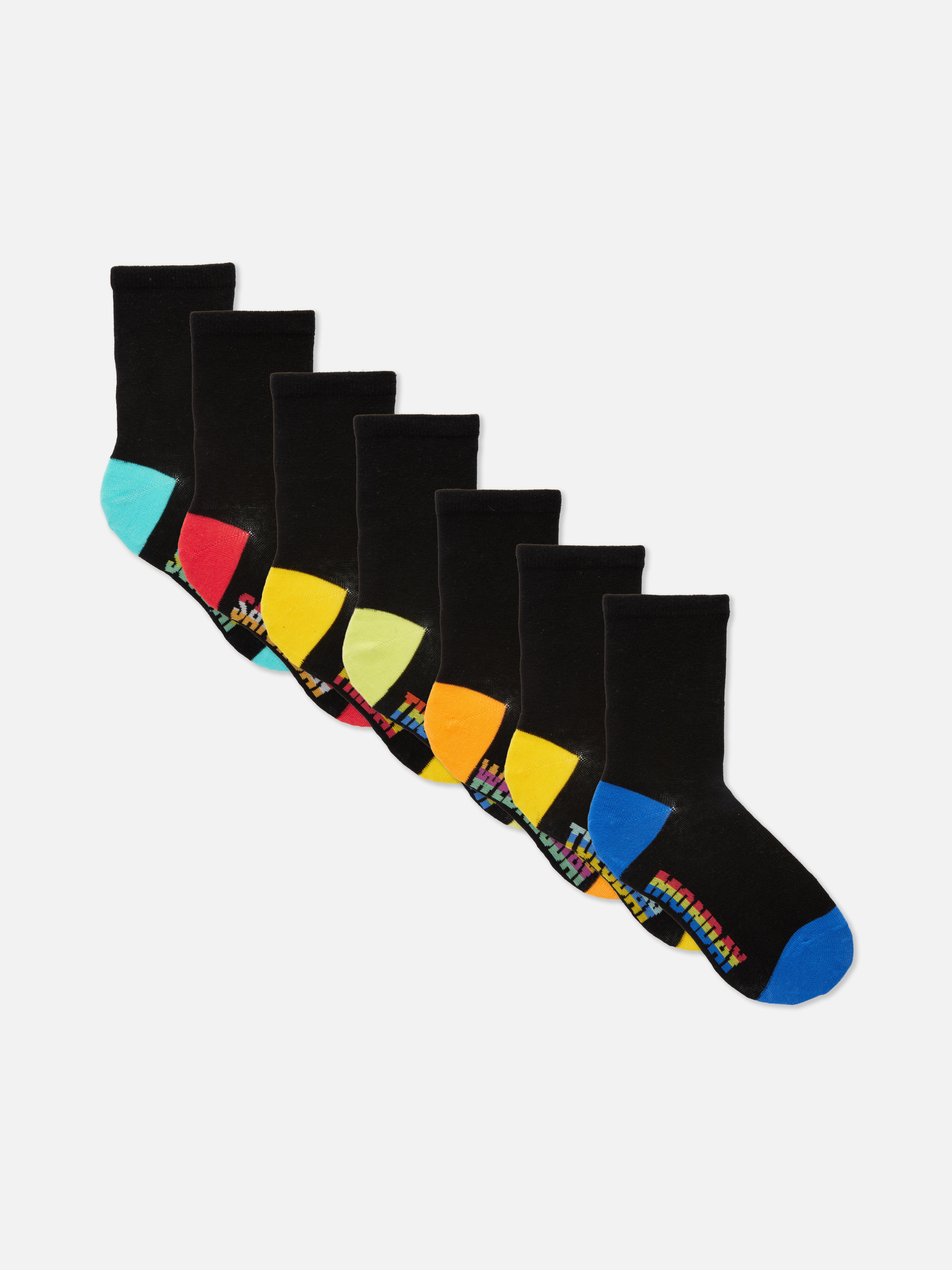 7-Pack Days of the Week Ankle Socks