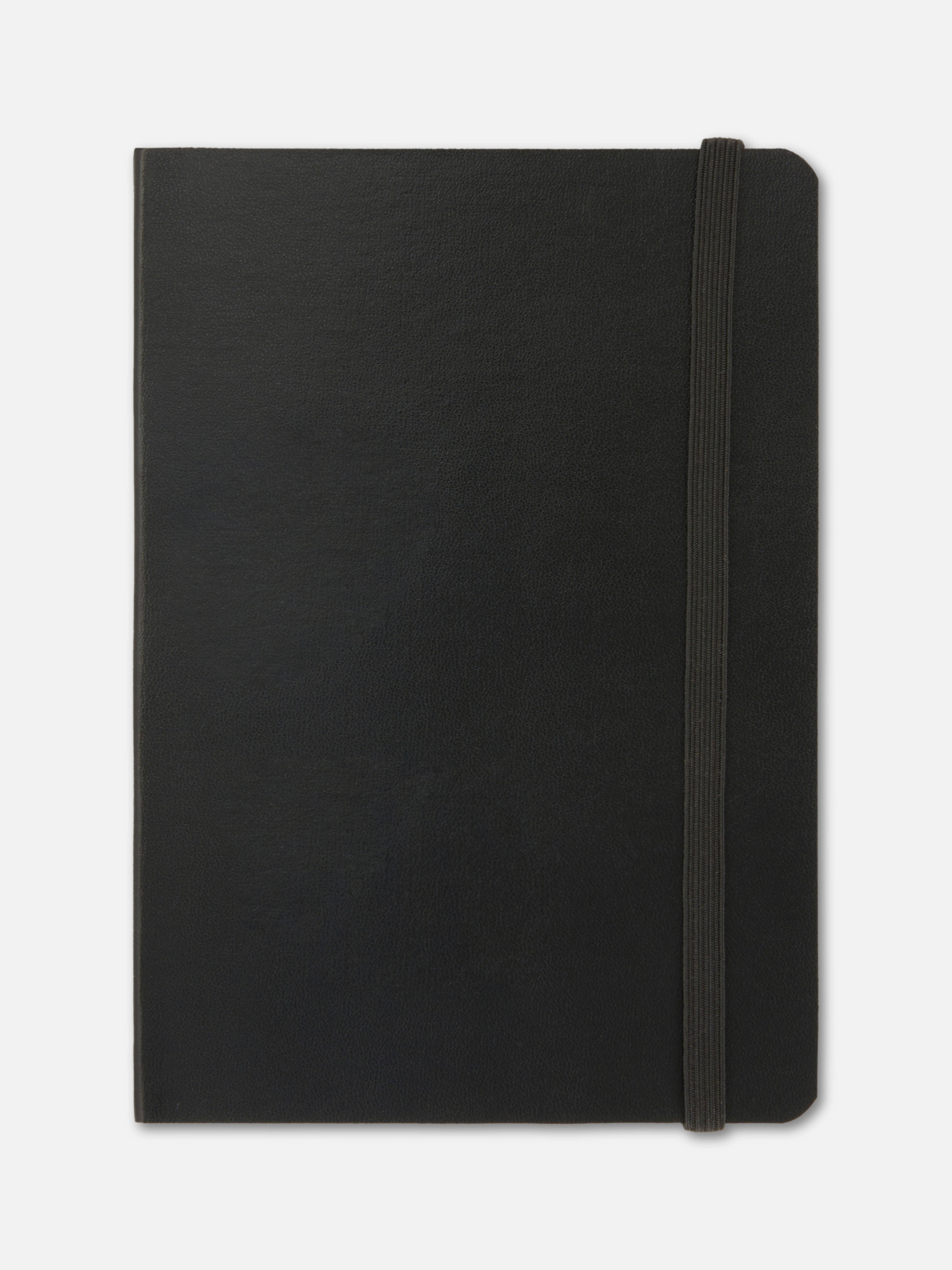 A6 Faux Leather Lined Notebook