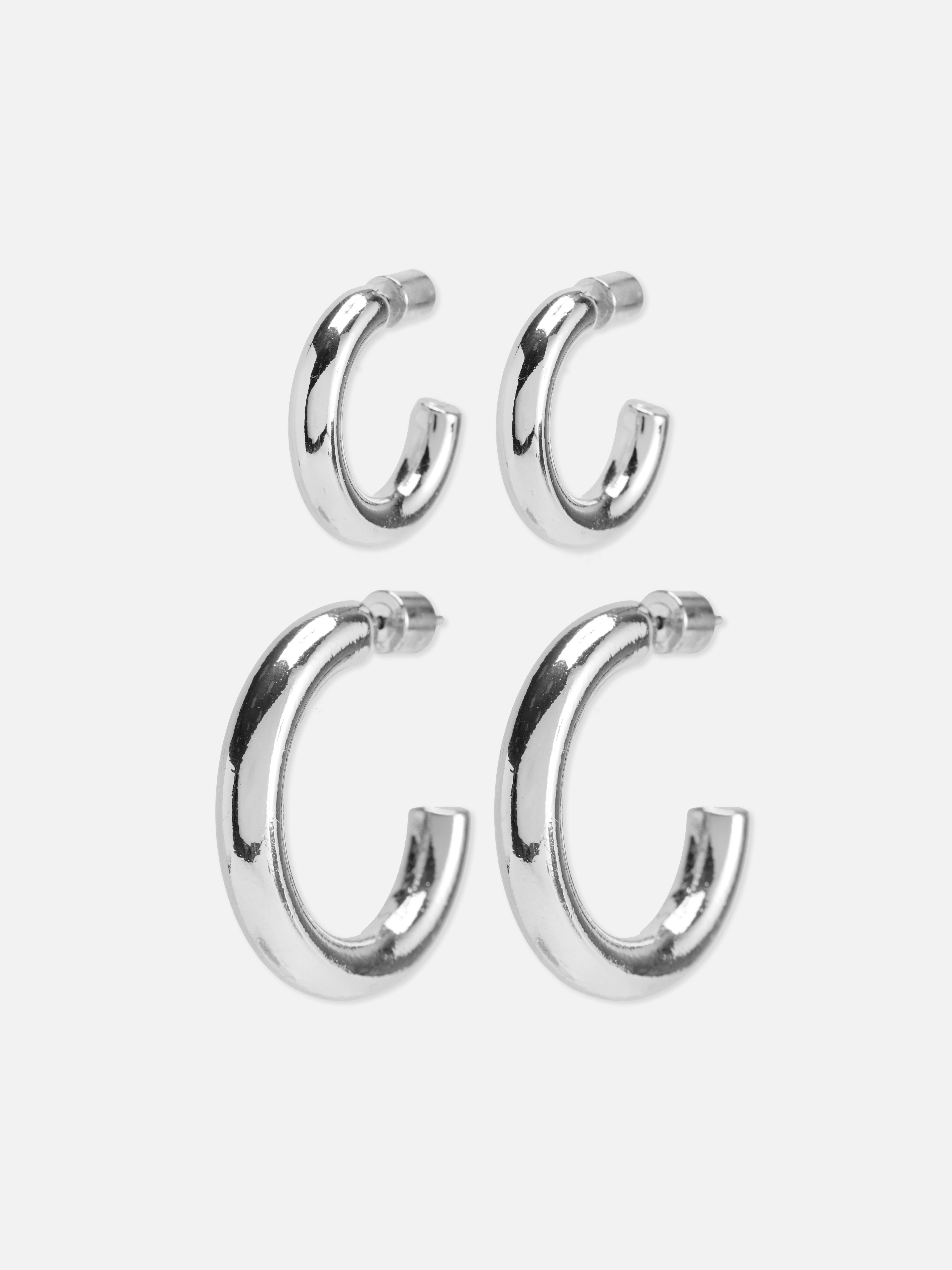 2pk The Edit Hoop Earrings