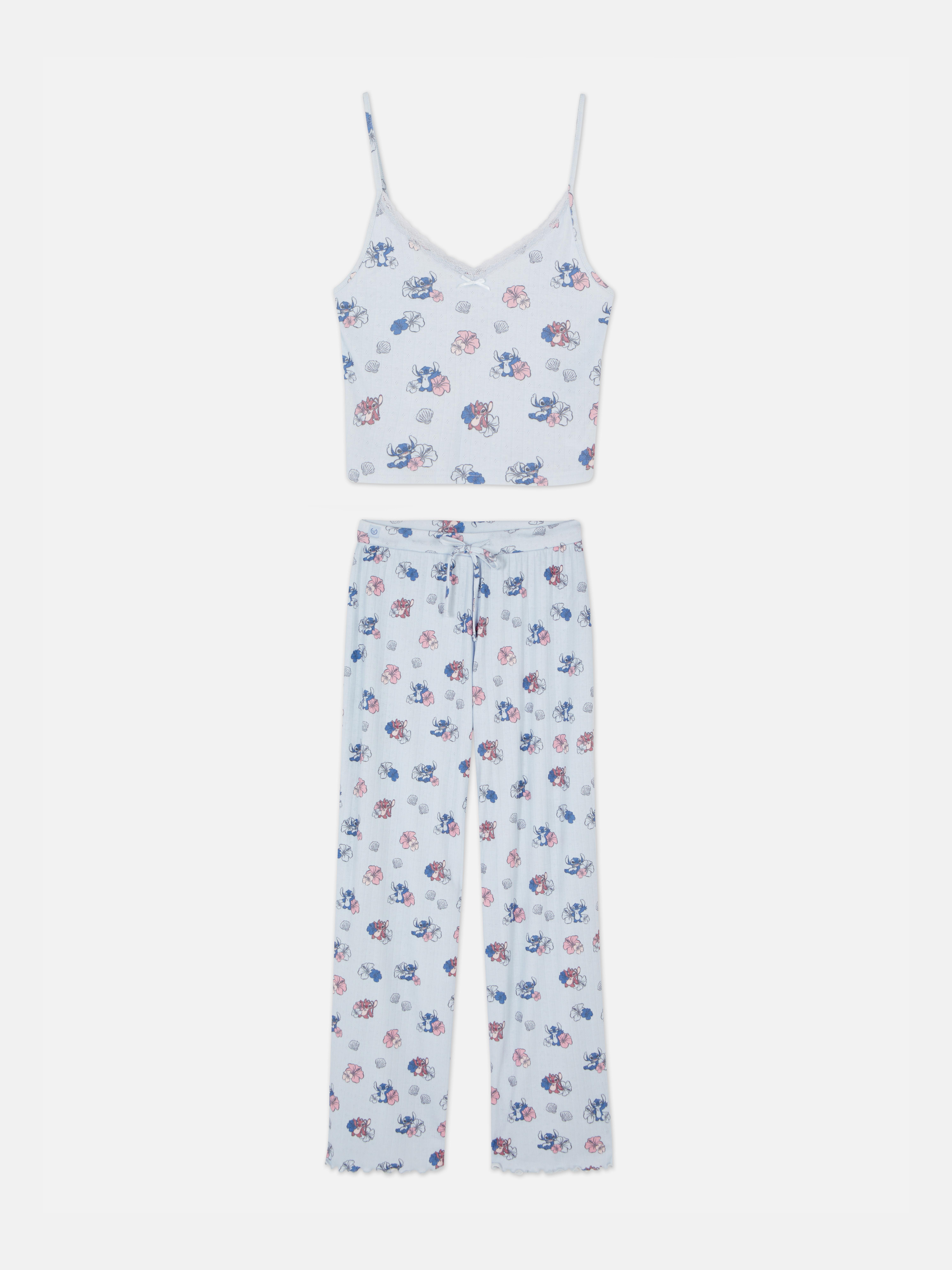 Pyjama long Lilo & Stitch blanc, Pyjamas et Homewear