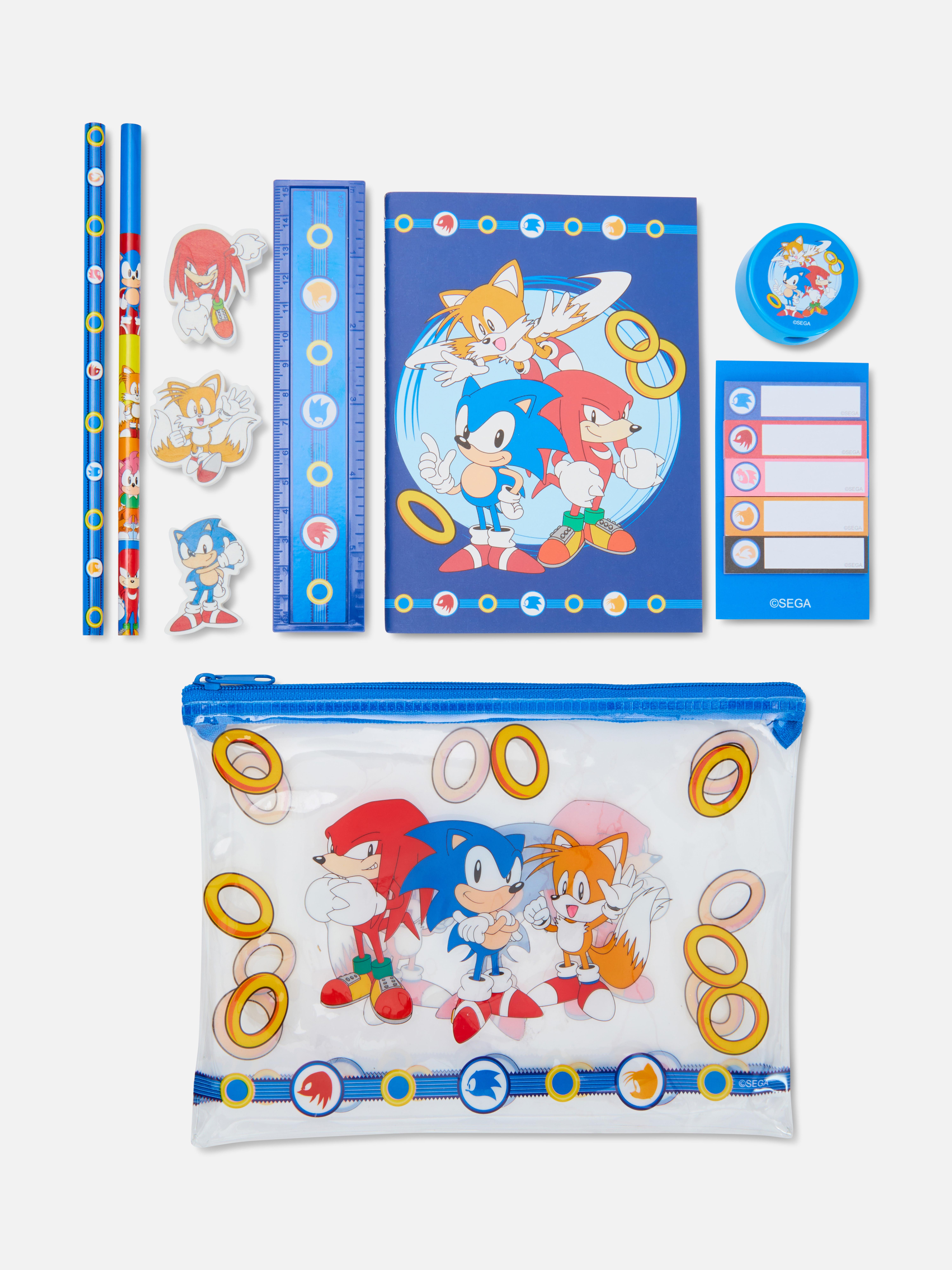Sonic The Hedgehog Stationery Set