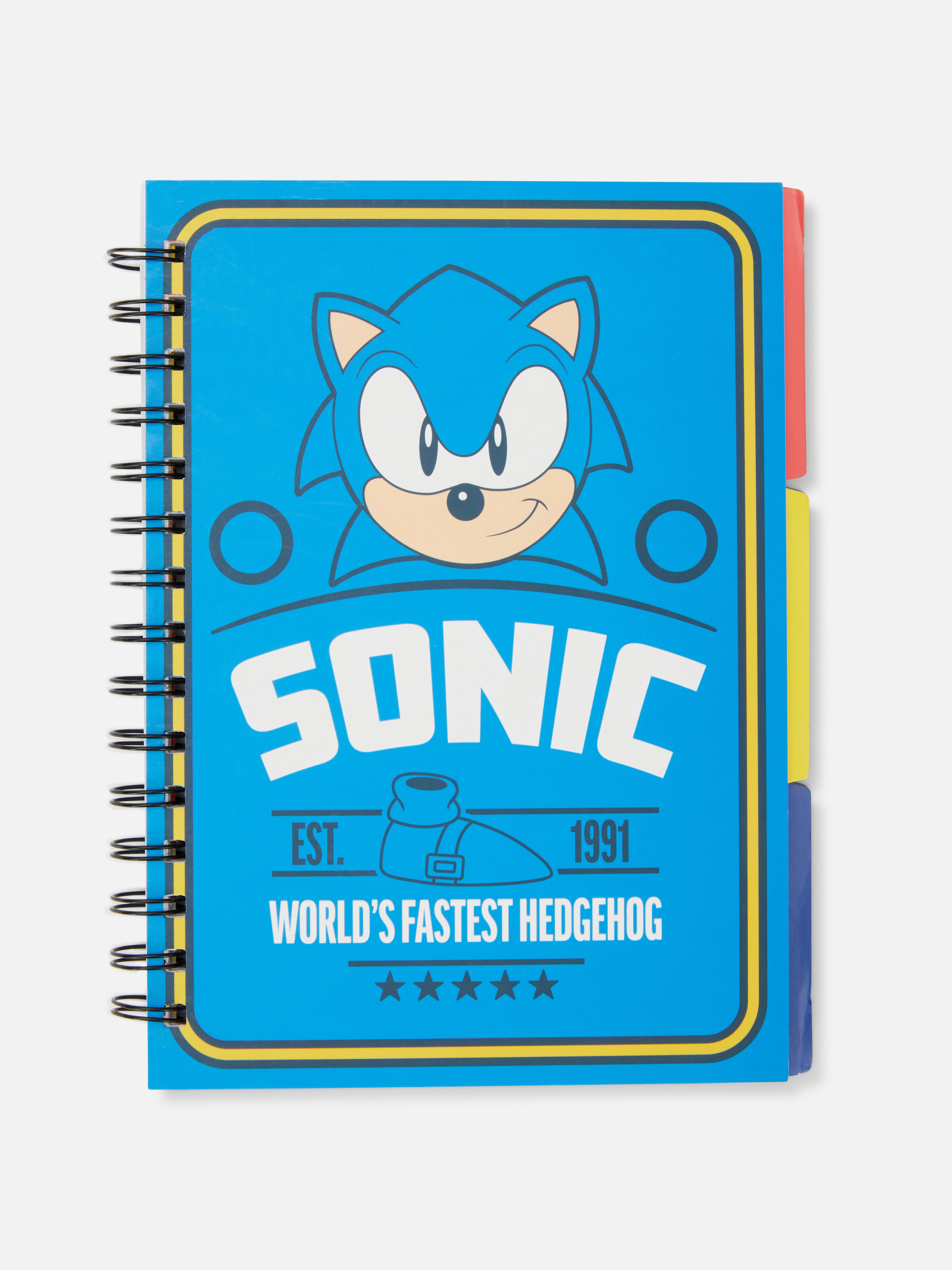 A5 Sonic The Hedgehog Notebook