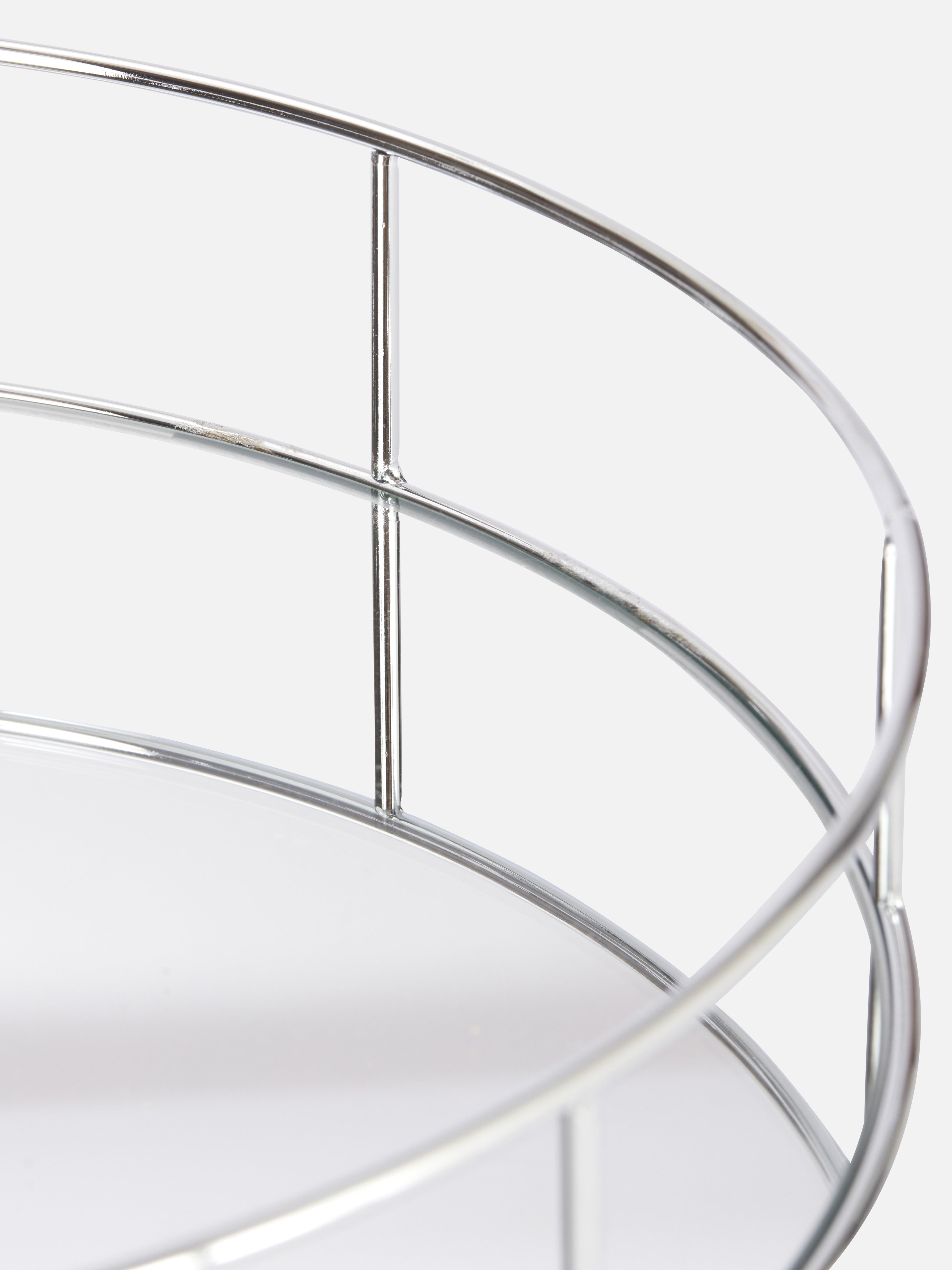Round Mirror Tray