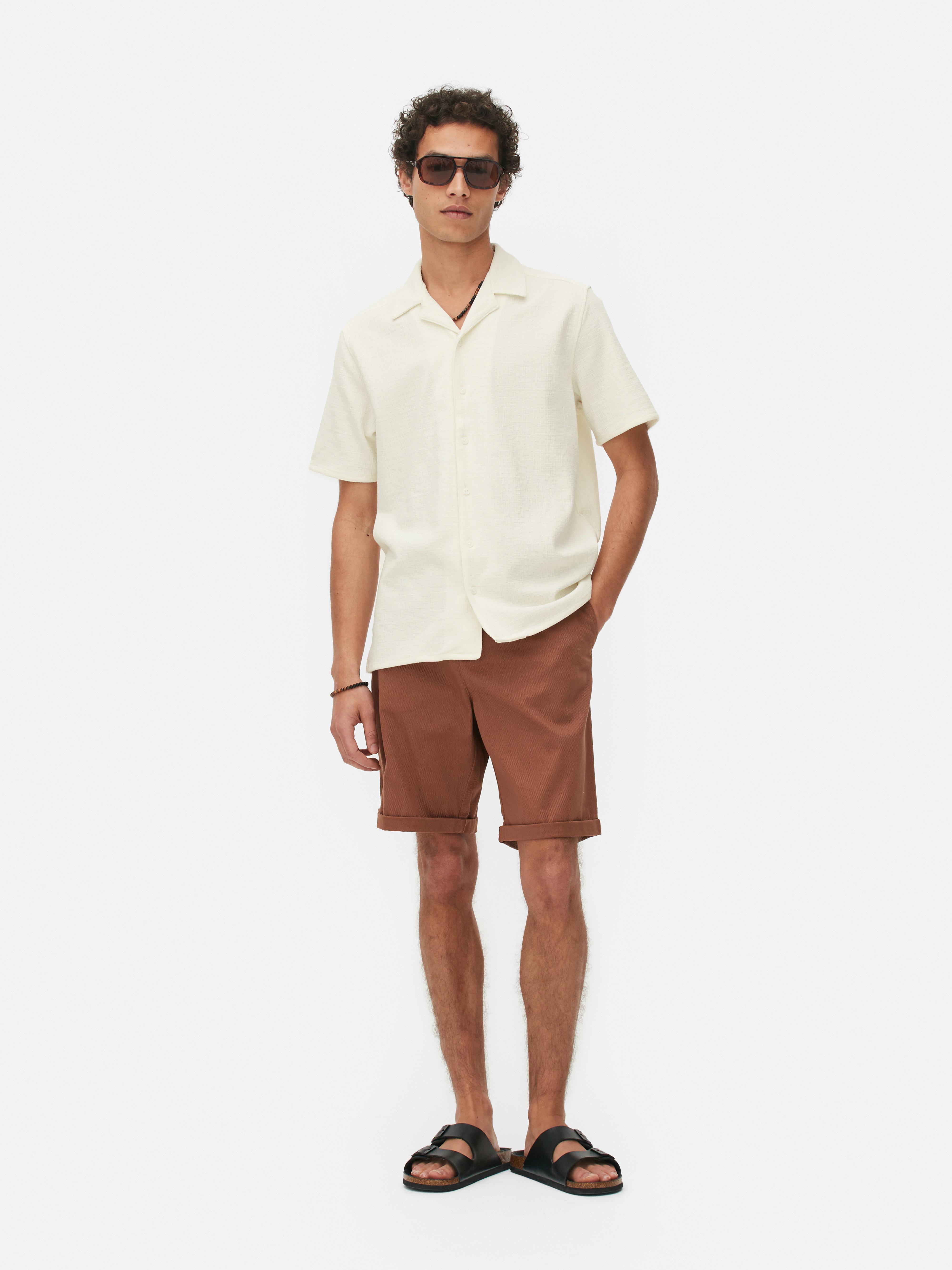 Textured Short Sleeve Shirt