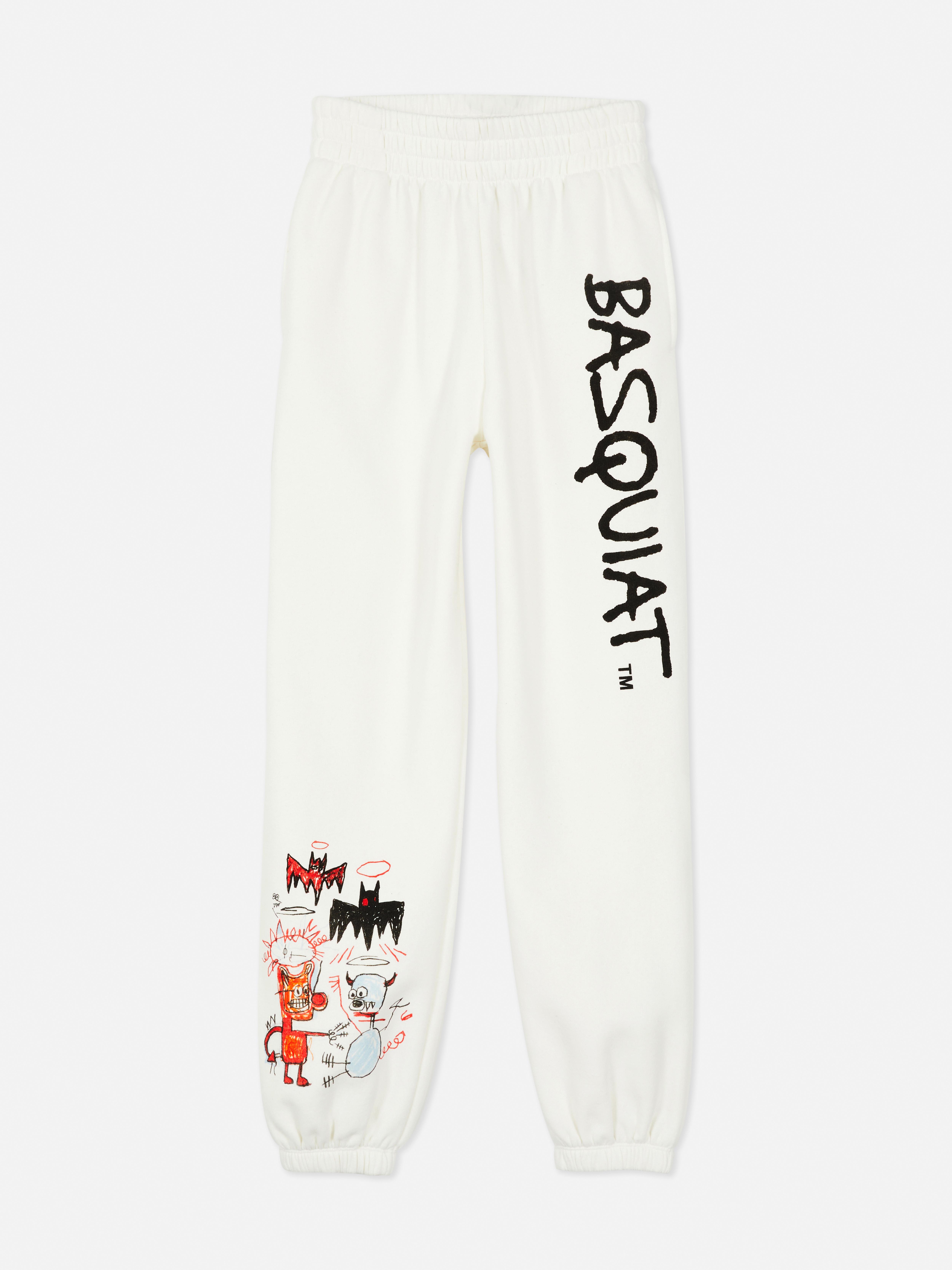 Matchende joggingbroek met print Basquiat Primark